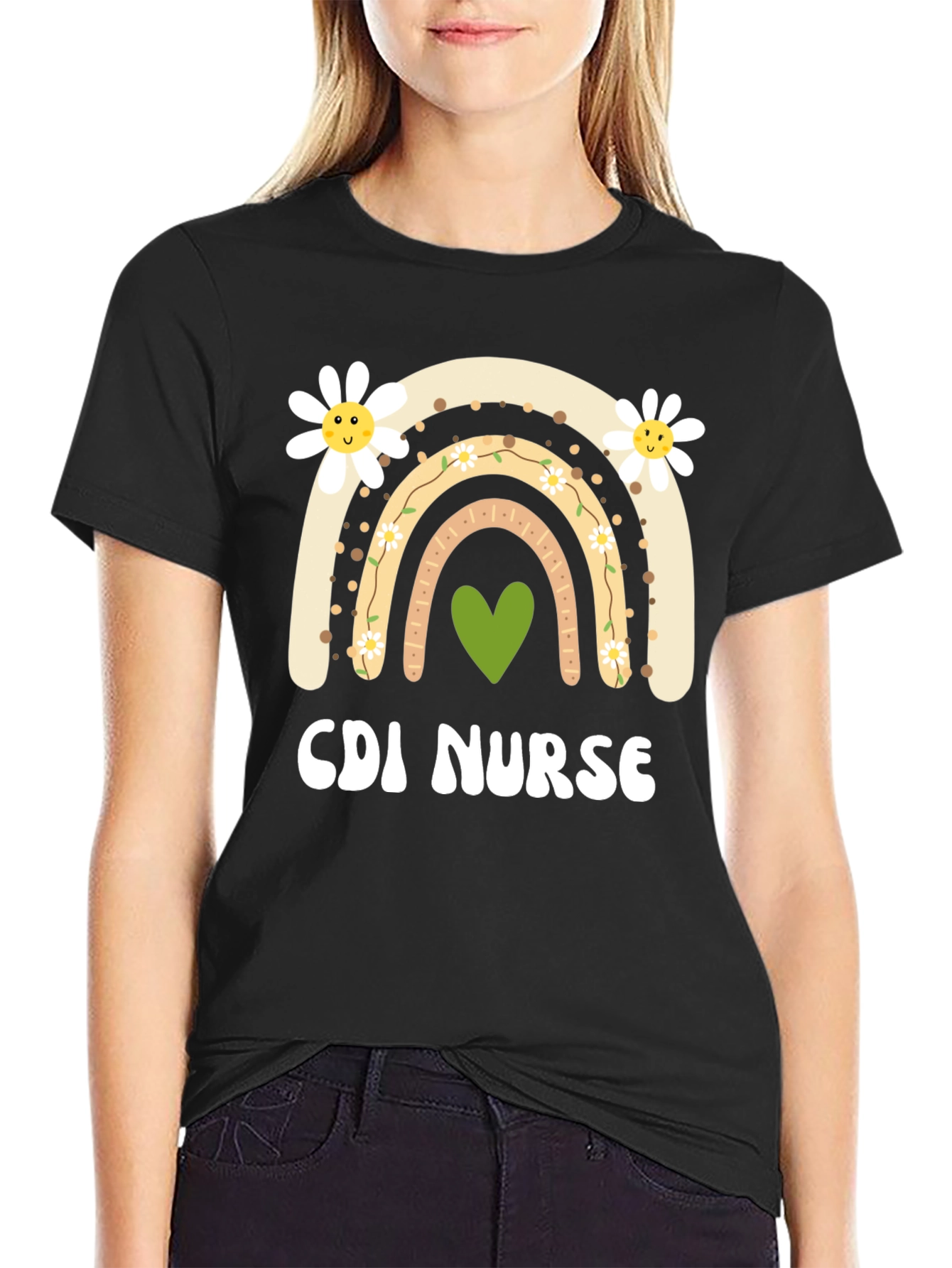 CDI Nurse Rainbow Graphic Tee