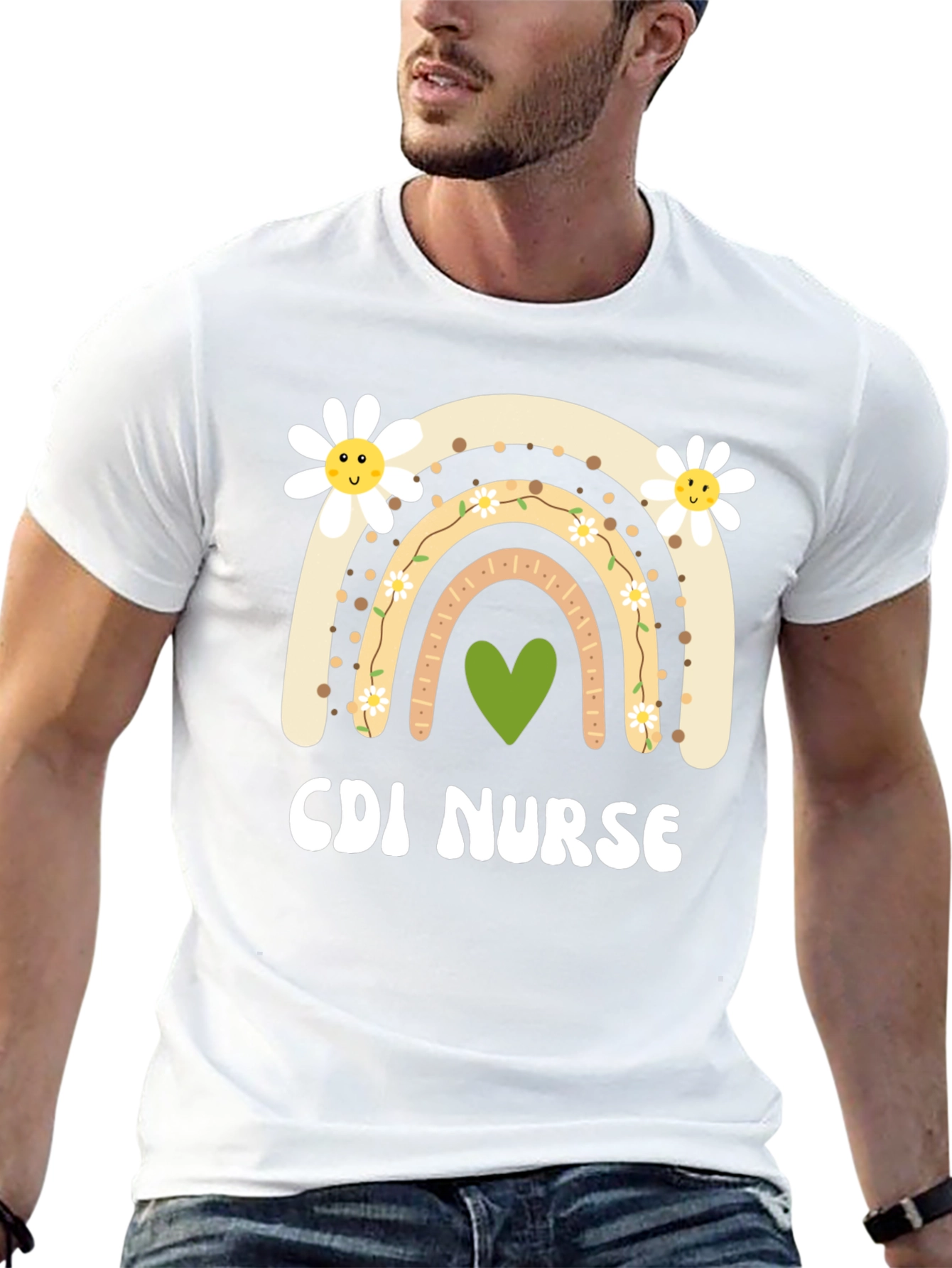CDI Nurse Rainbow Graphic Tee