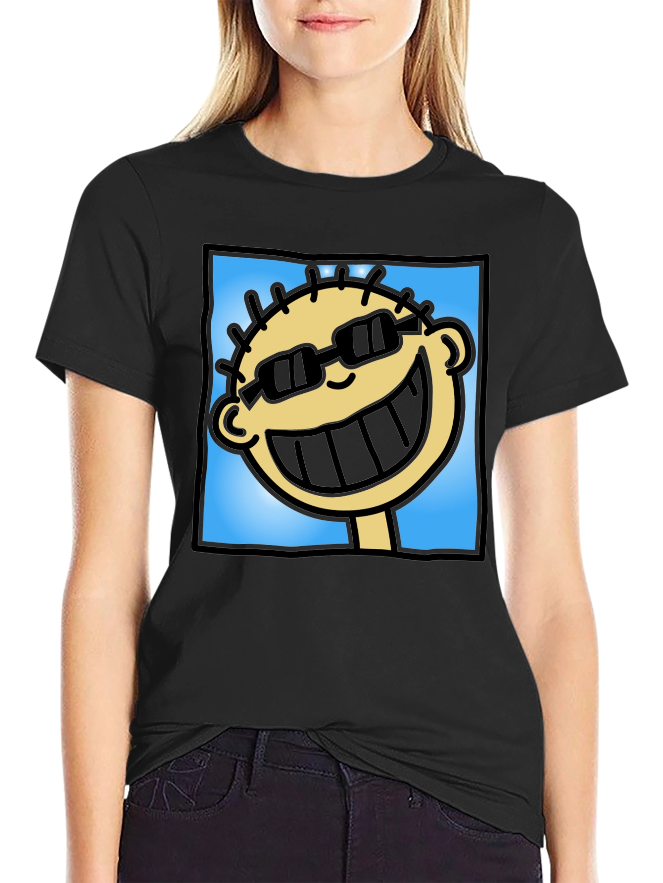 Cool Cartoon Character Graphic Tee