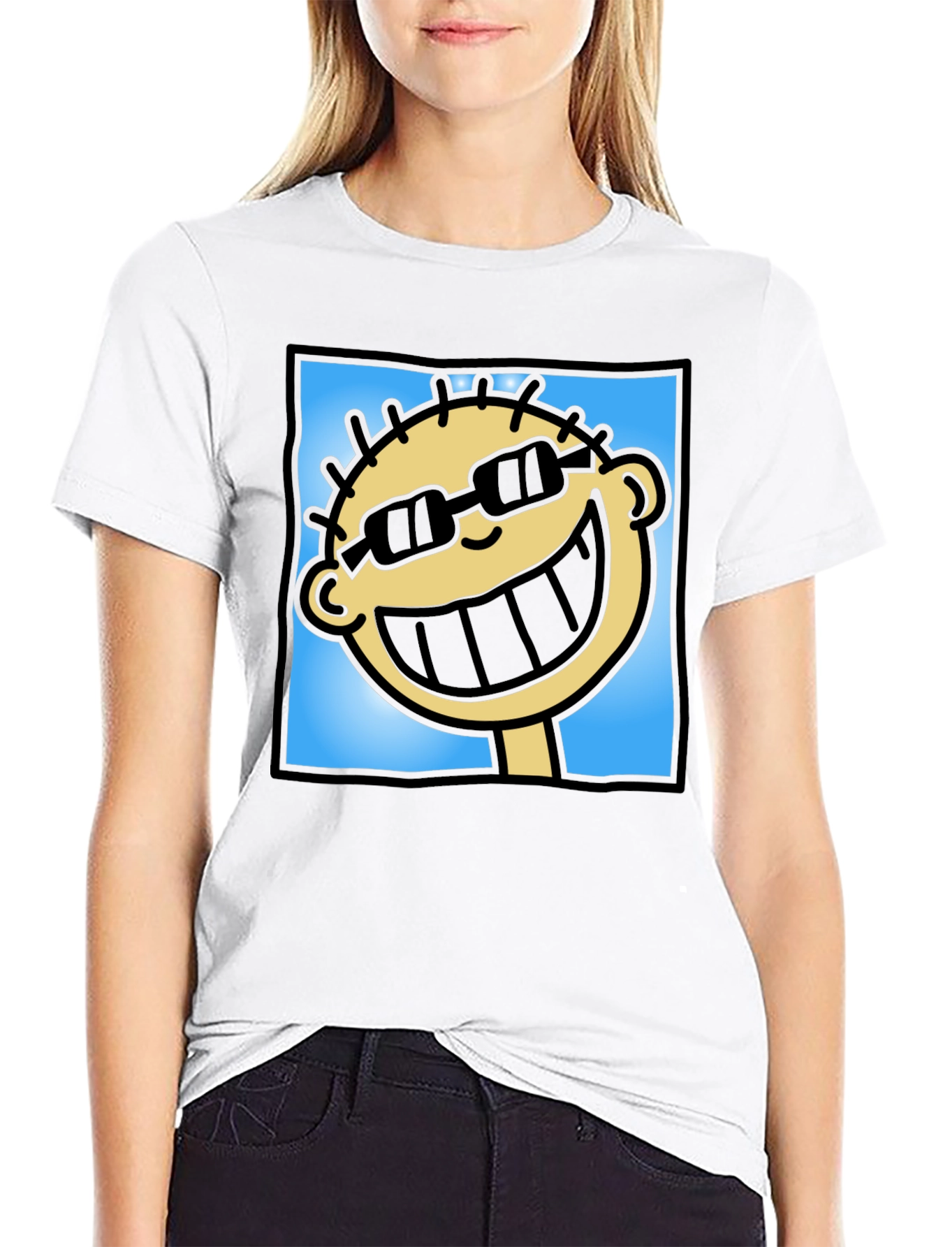 Cool Cartoon Character Graphic Tee