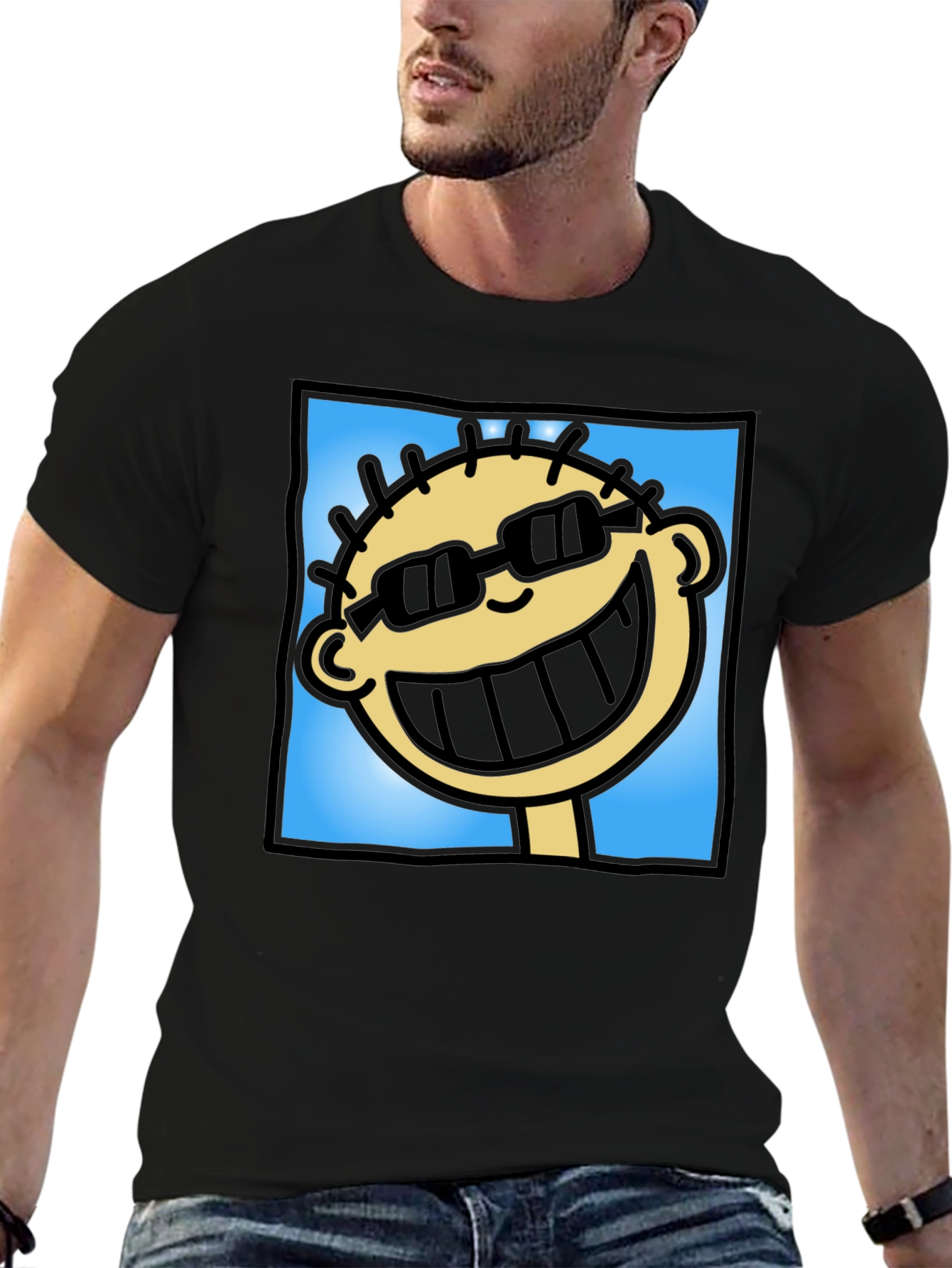 Cool Cartoon Character Graphic Tee