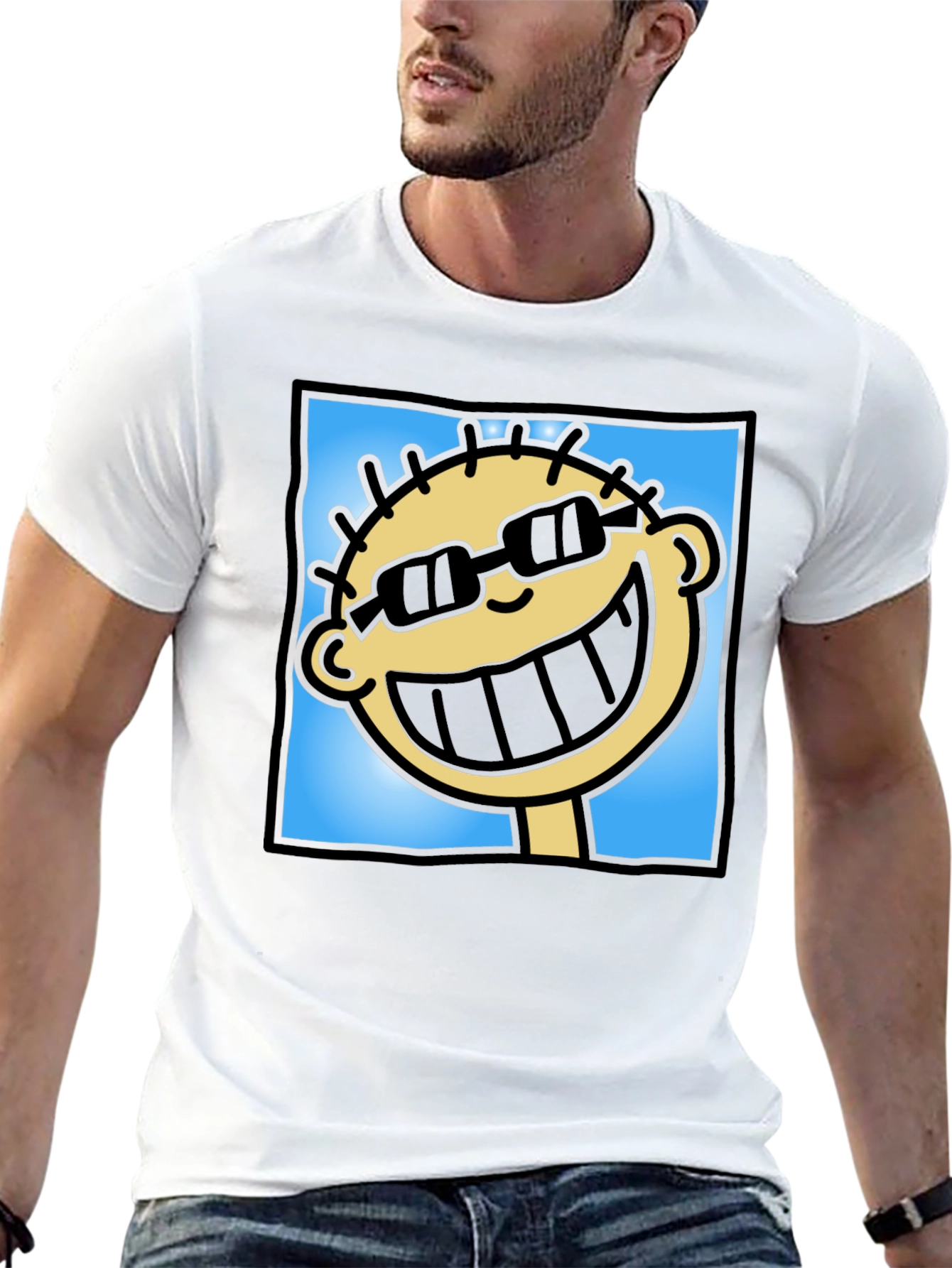 Cool Cartoon Character Graphic Tee