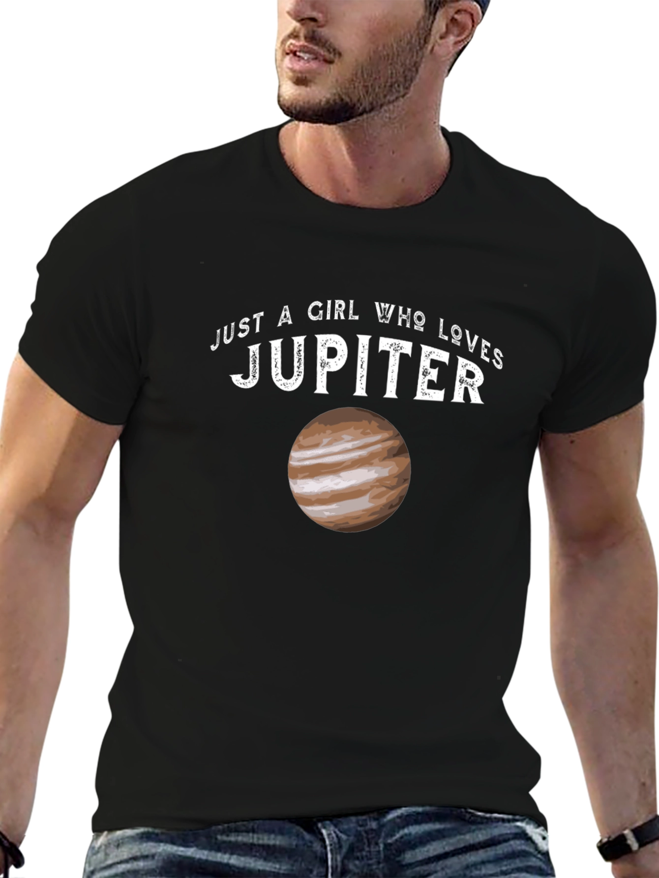 Just a Girl Who Loves Jupiter T-Shirt