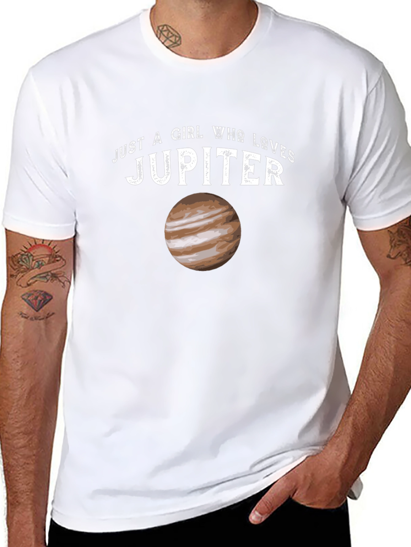 Just a Girl Who Loves Jupiter T-Shirt