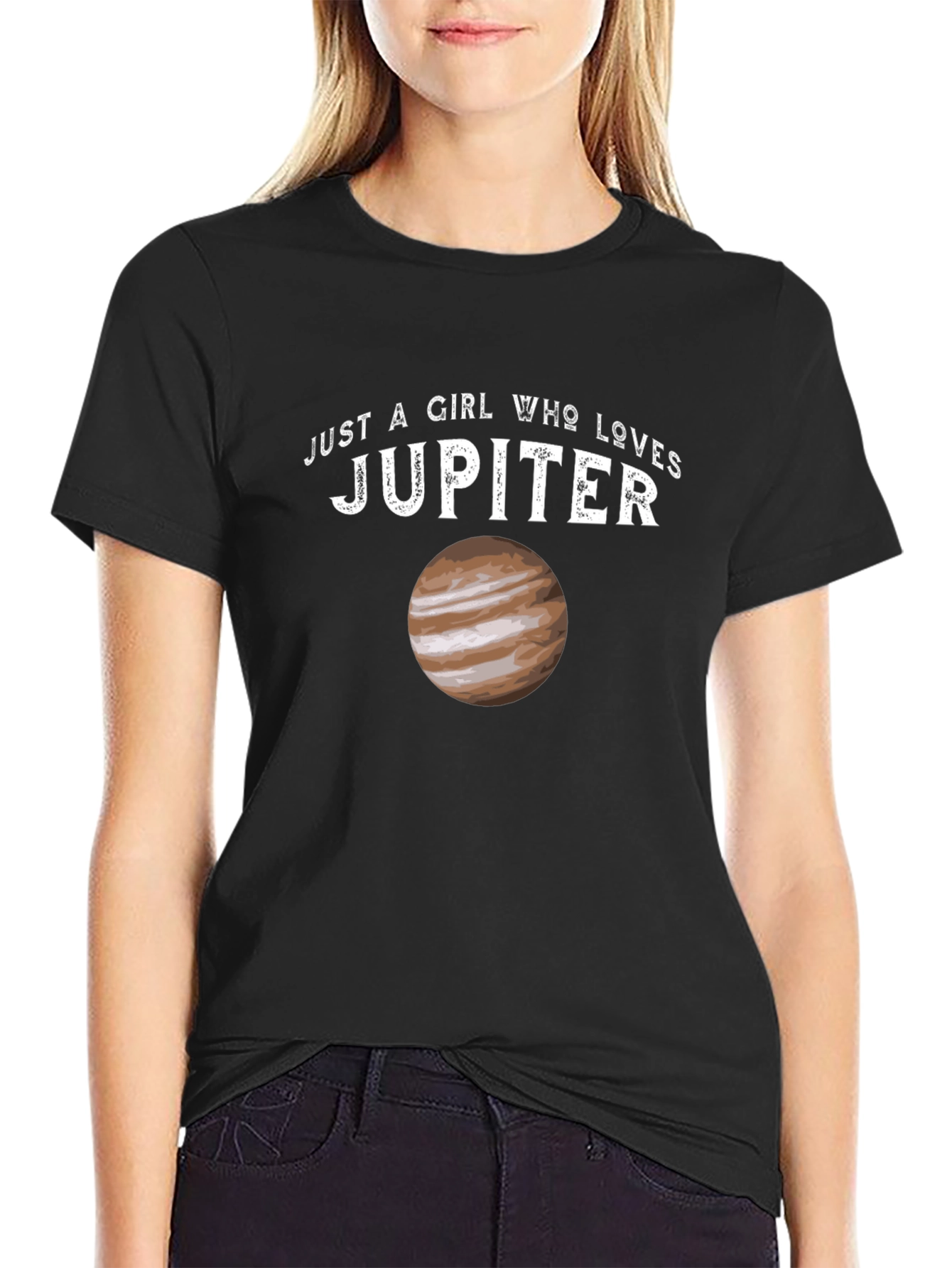 Just a Girl Who Loves Jupiter T-Shirt