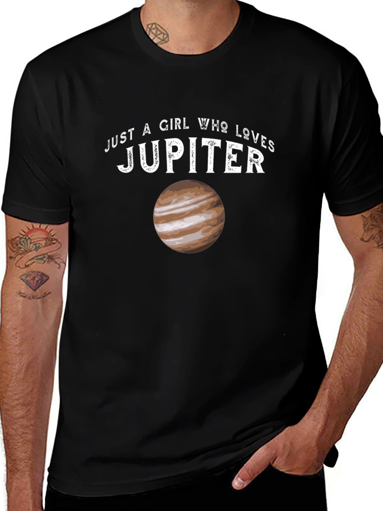 Just a Girl Who Loves Jupiter T-Shirt