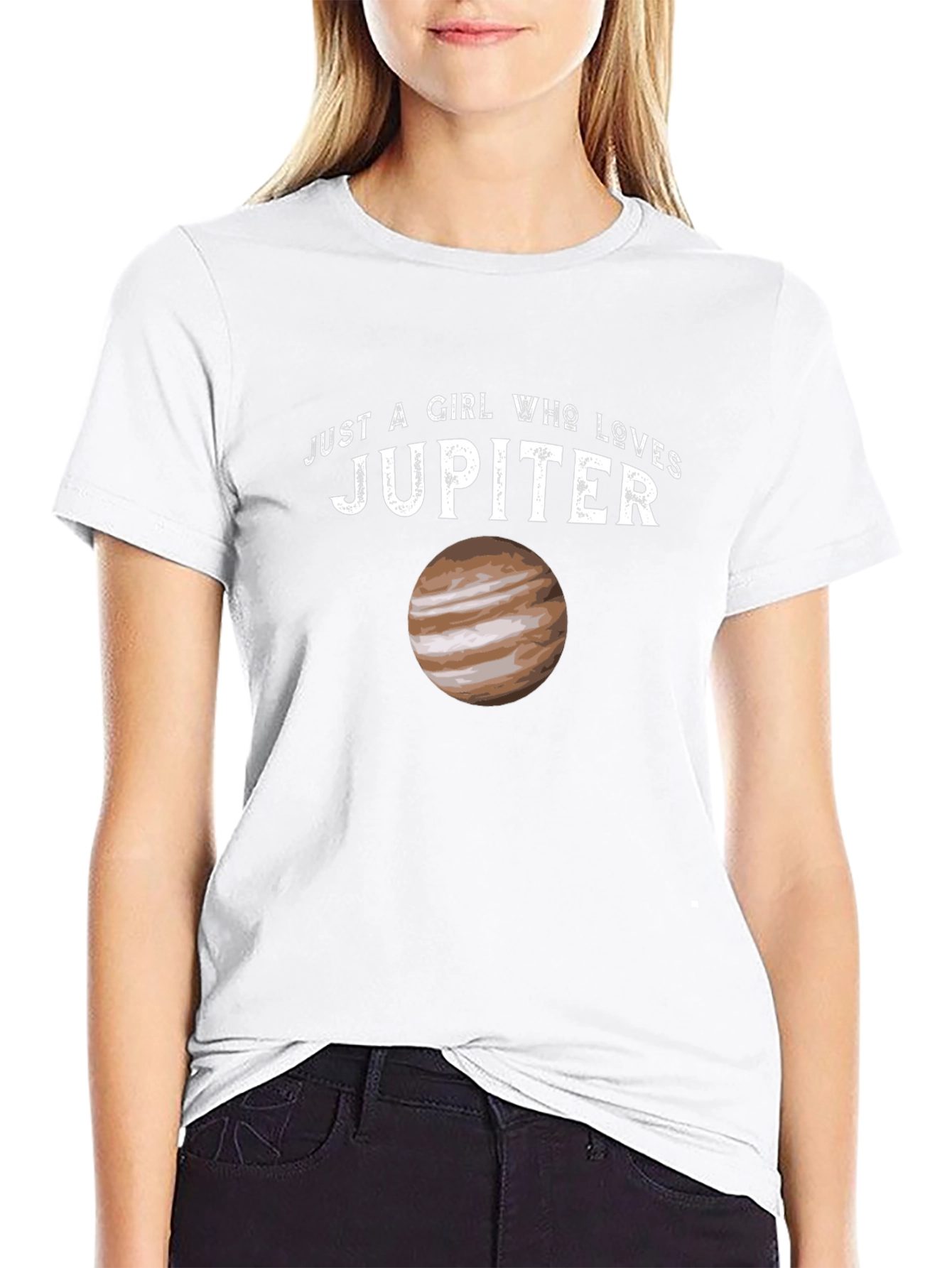 Just a Girl Who Loves Jupiter T-Shirt