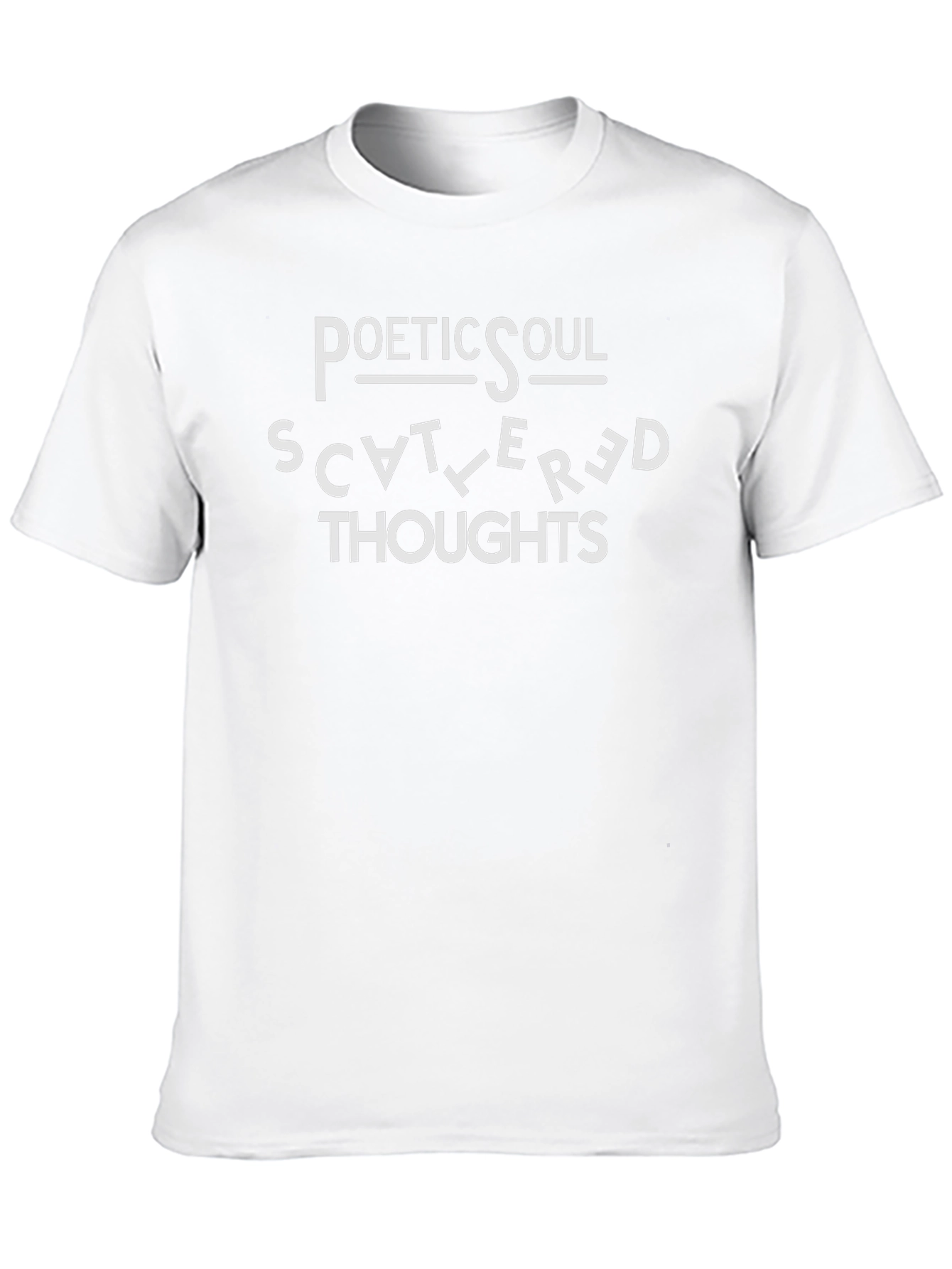 Poetic Soul Scattered Thoughts Graphic Tee