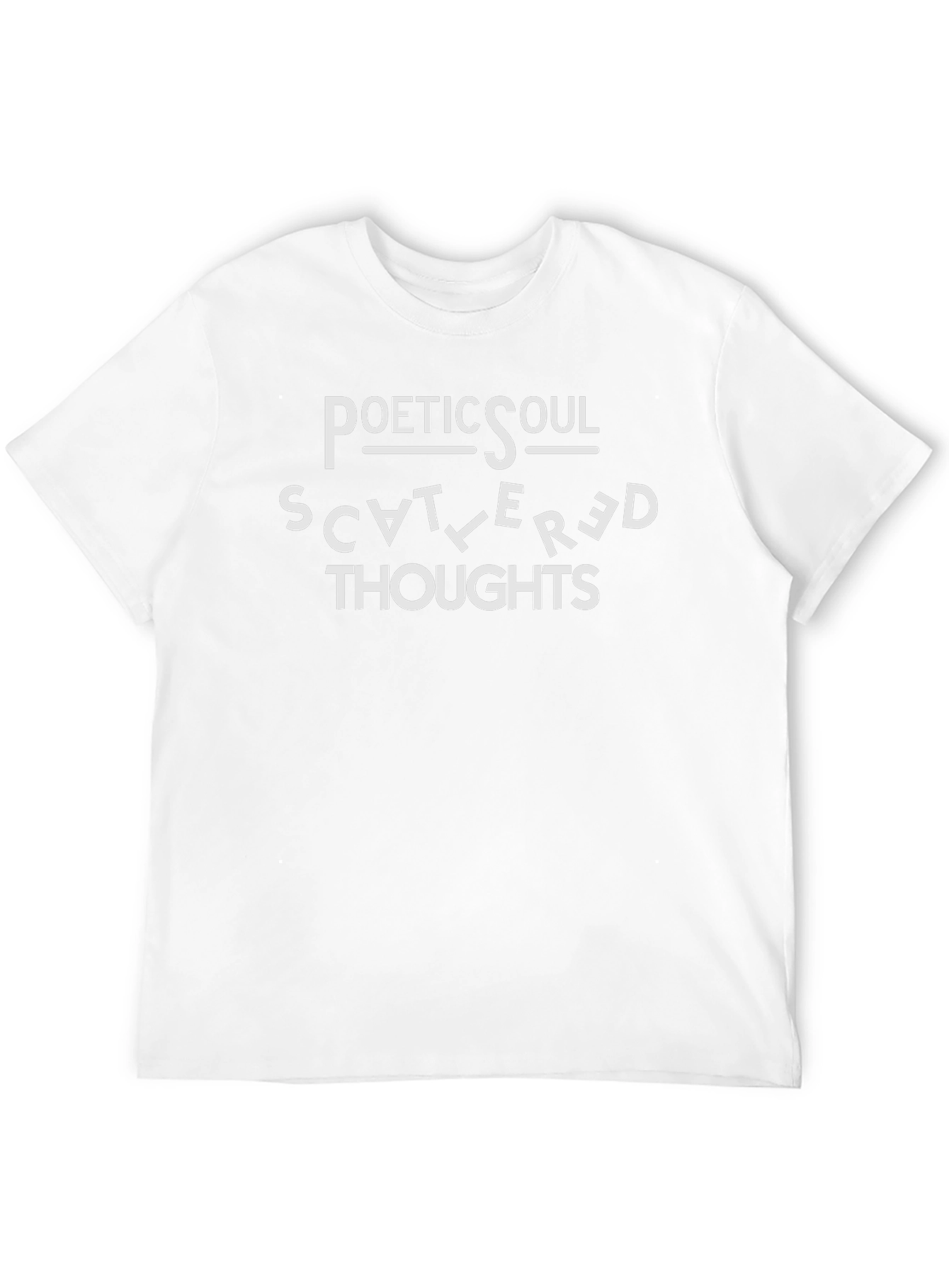 Poetic Soul Scattered Thoughts Graphic Tee
