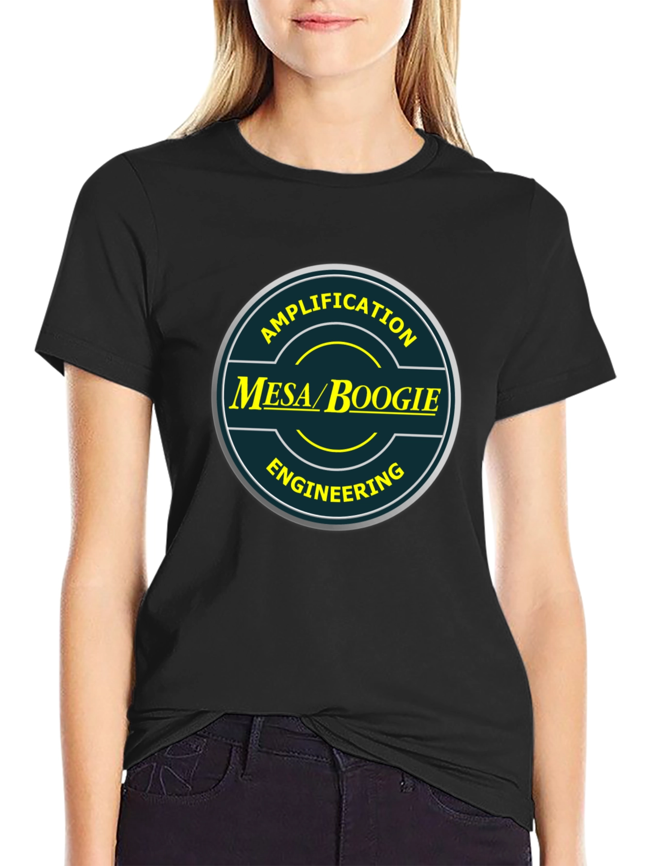 Mesa Boogie Amplification T-Shirt Black Cotton