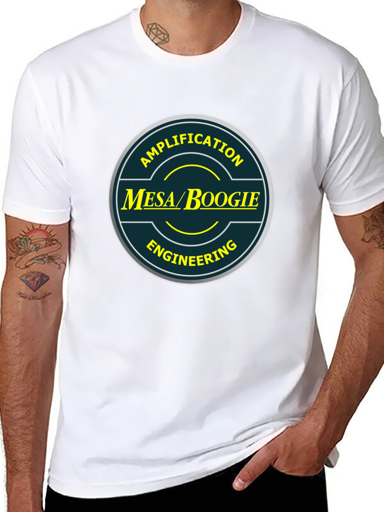 Mesa Boogie Amplification T-Shirt Black Cotton