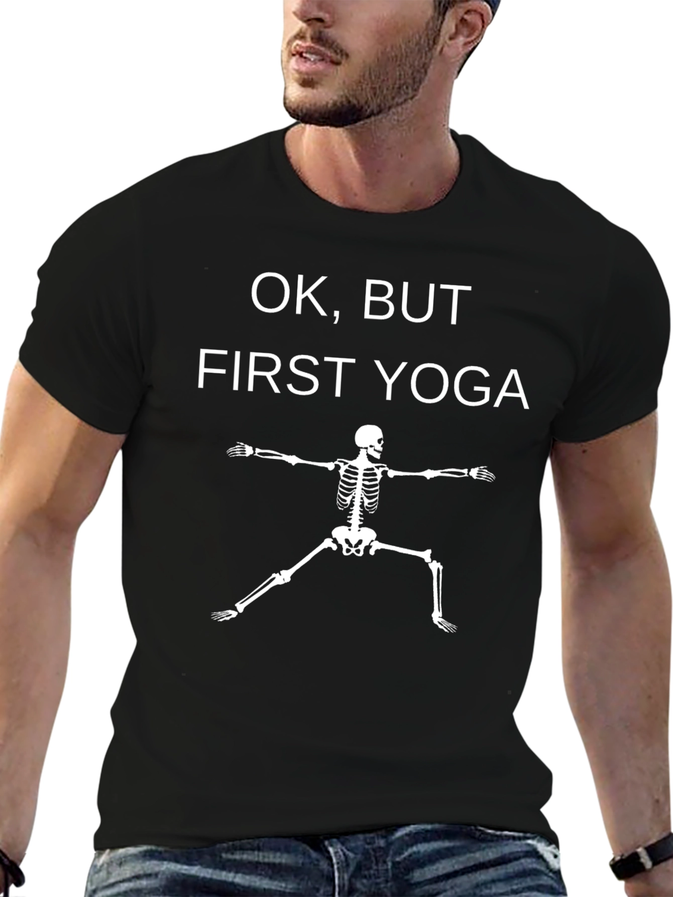 Yoga Skeleton Graphic Tee