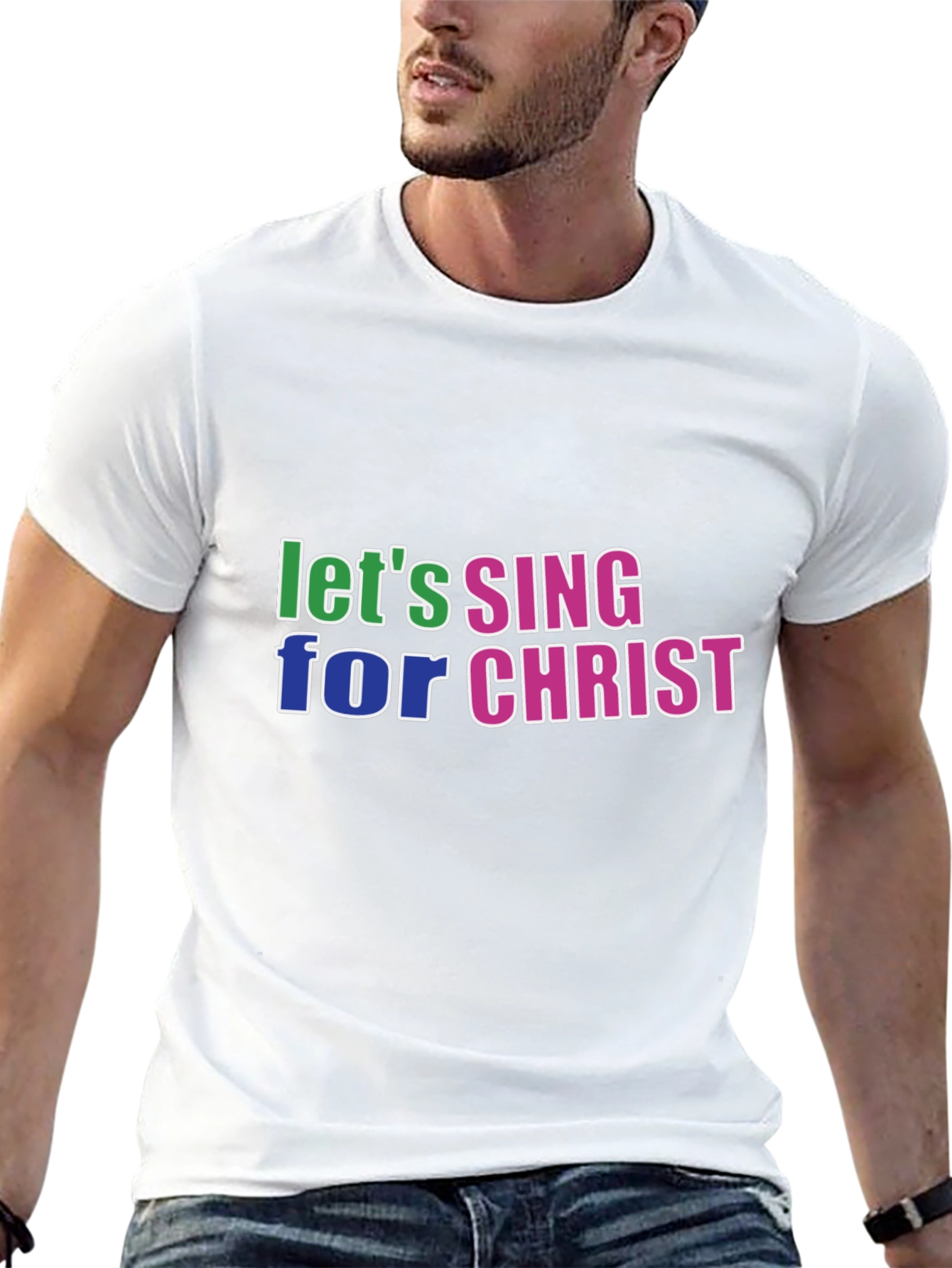 Lets Sing For Christ Black T-Shirt