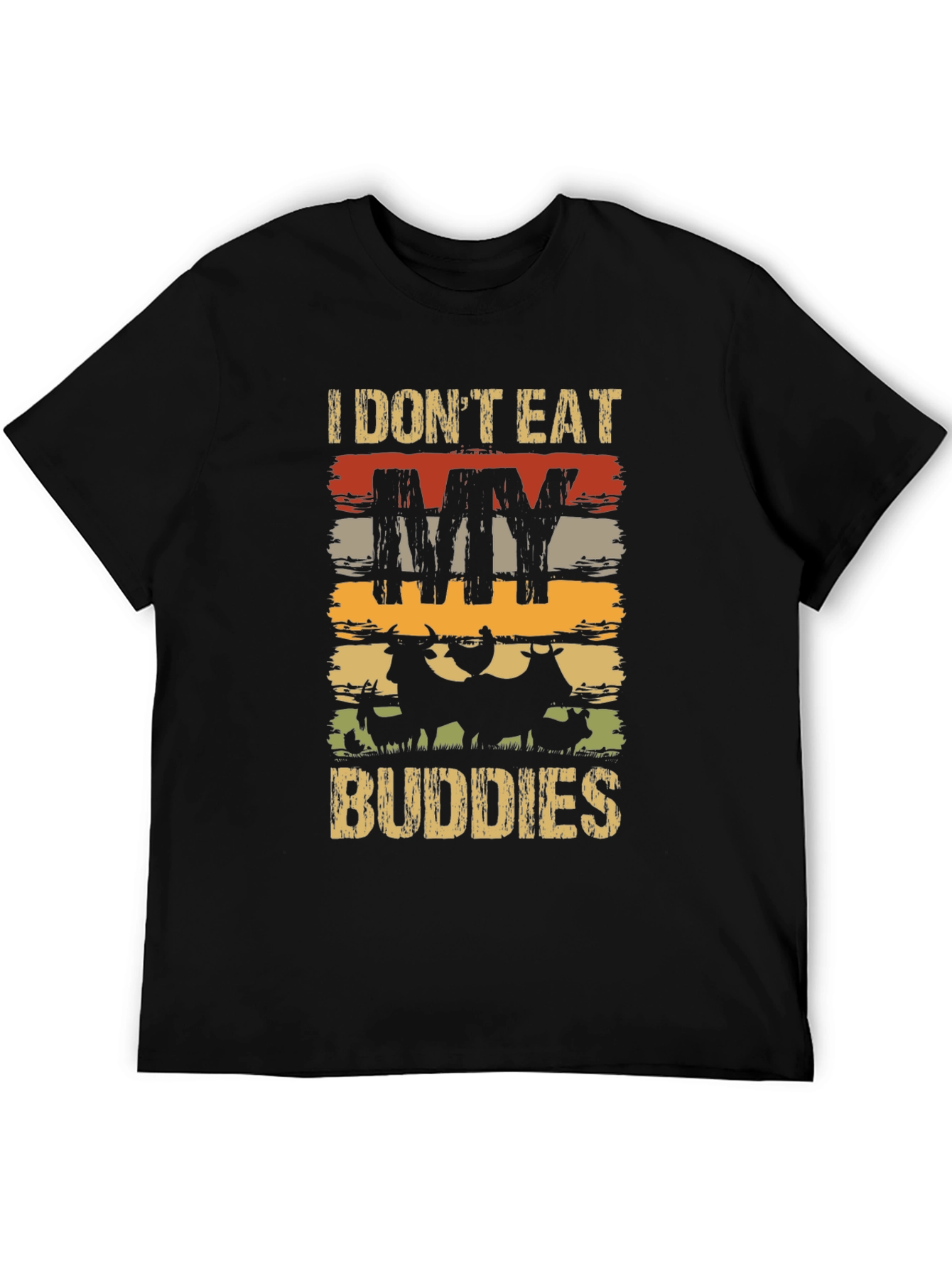 Vegan T-Shirt - I Dont Eat My Buddies