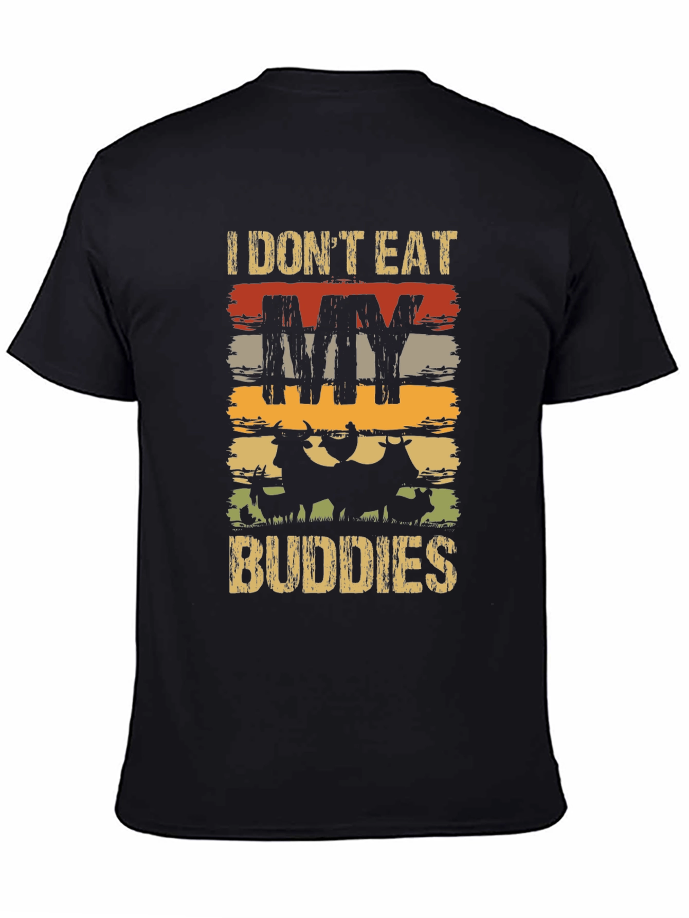 Vegan T-Shirt - I Dont Eat My Buddies
