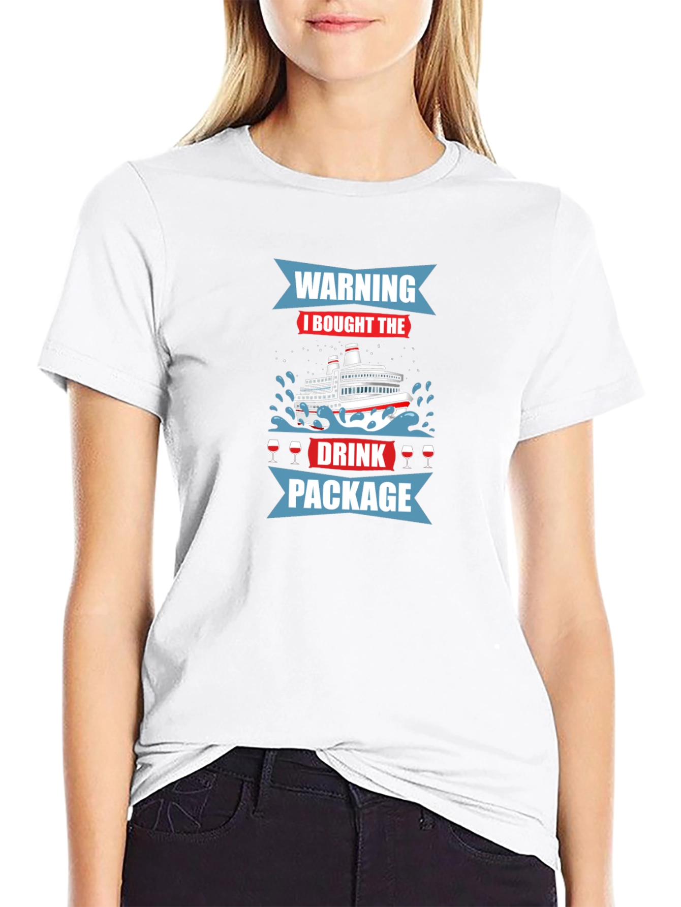 Warning I Bought the Drink Package Cruise T-Shirt