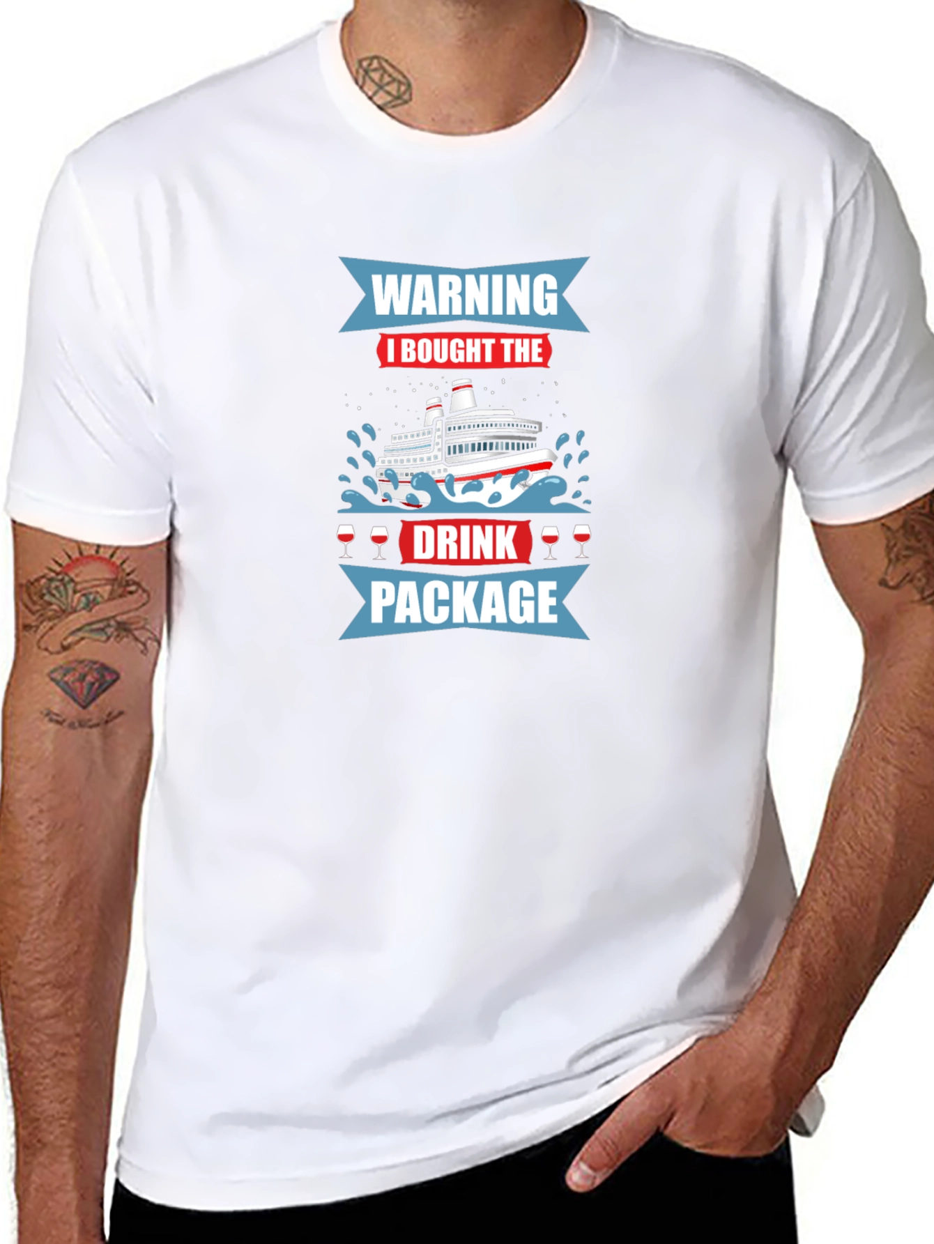 Warning I Bought the Drink Package Cruise T-Shirt
