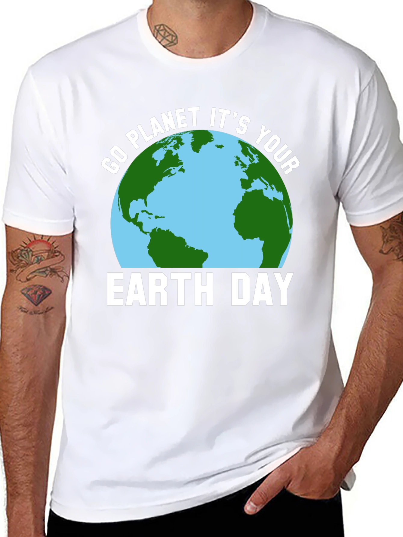 Go Planet Its Your Earth Day Graphic T-Shirt