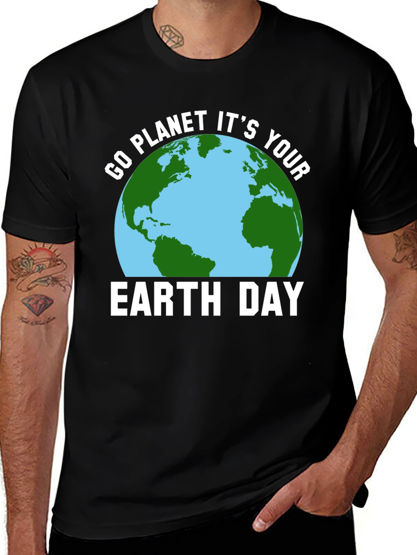 Go Planet Its Your Earth Day Graphic T-Shirt