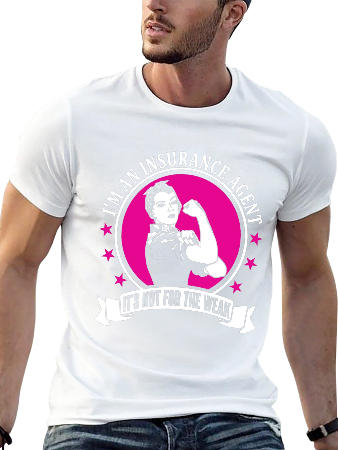 Insurance Agent Strong Woman Graphic T-Shirt