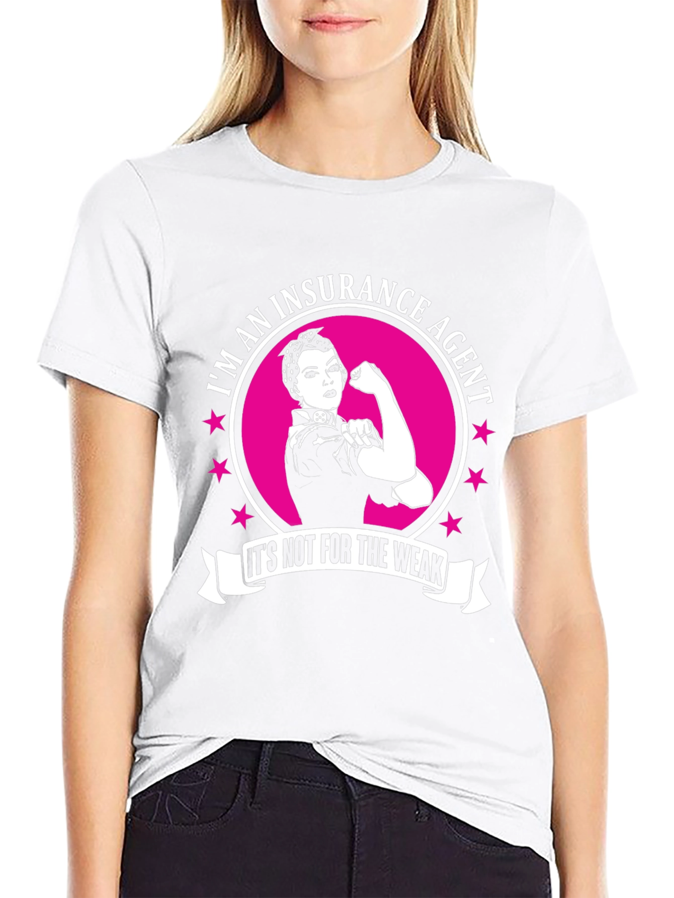 Insurance Agent Strong Woman Graphic T-Shirt