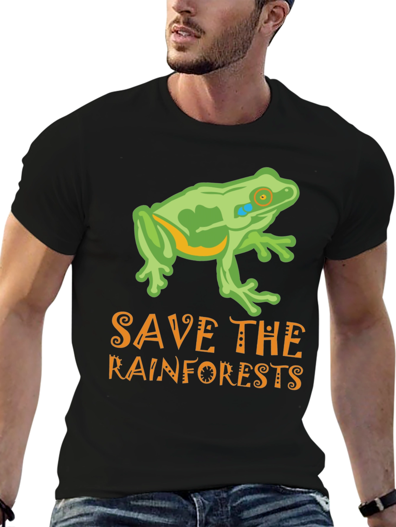 Save the Rainforests Frog Graphic Tee