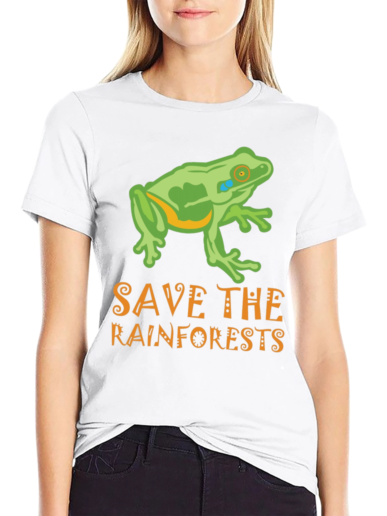 Save the Rainforests Frog Graphic Tee