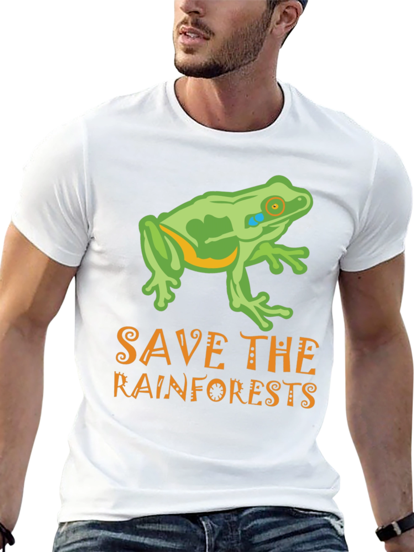Save the Rainforests Frog Graphic Tee