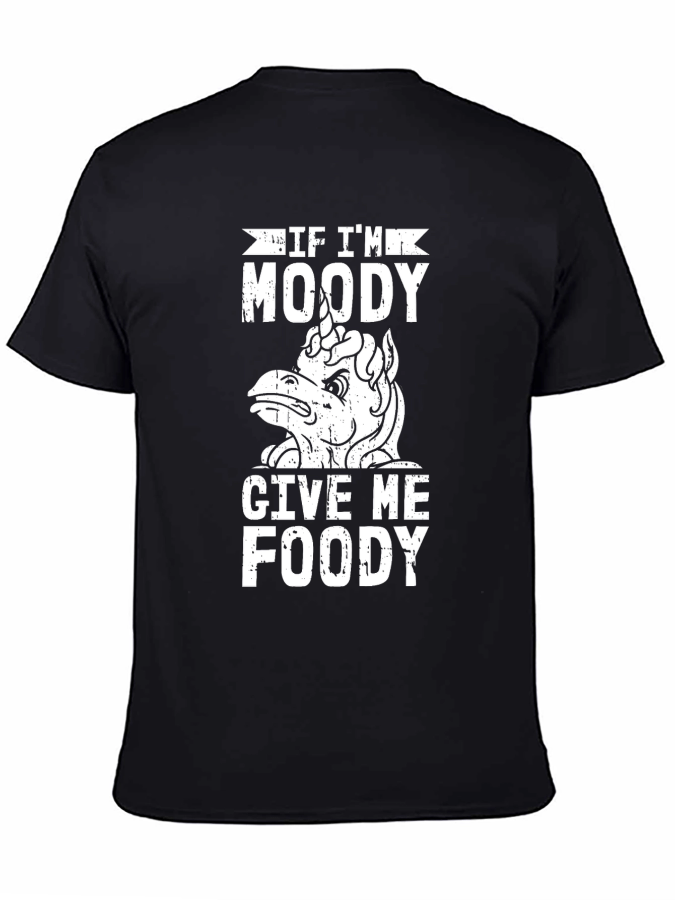 Moody Unicorn Food T-Shirt