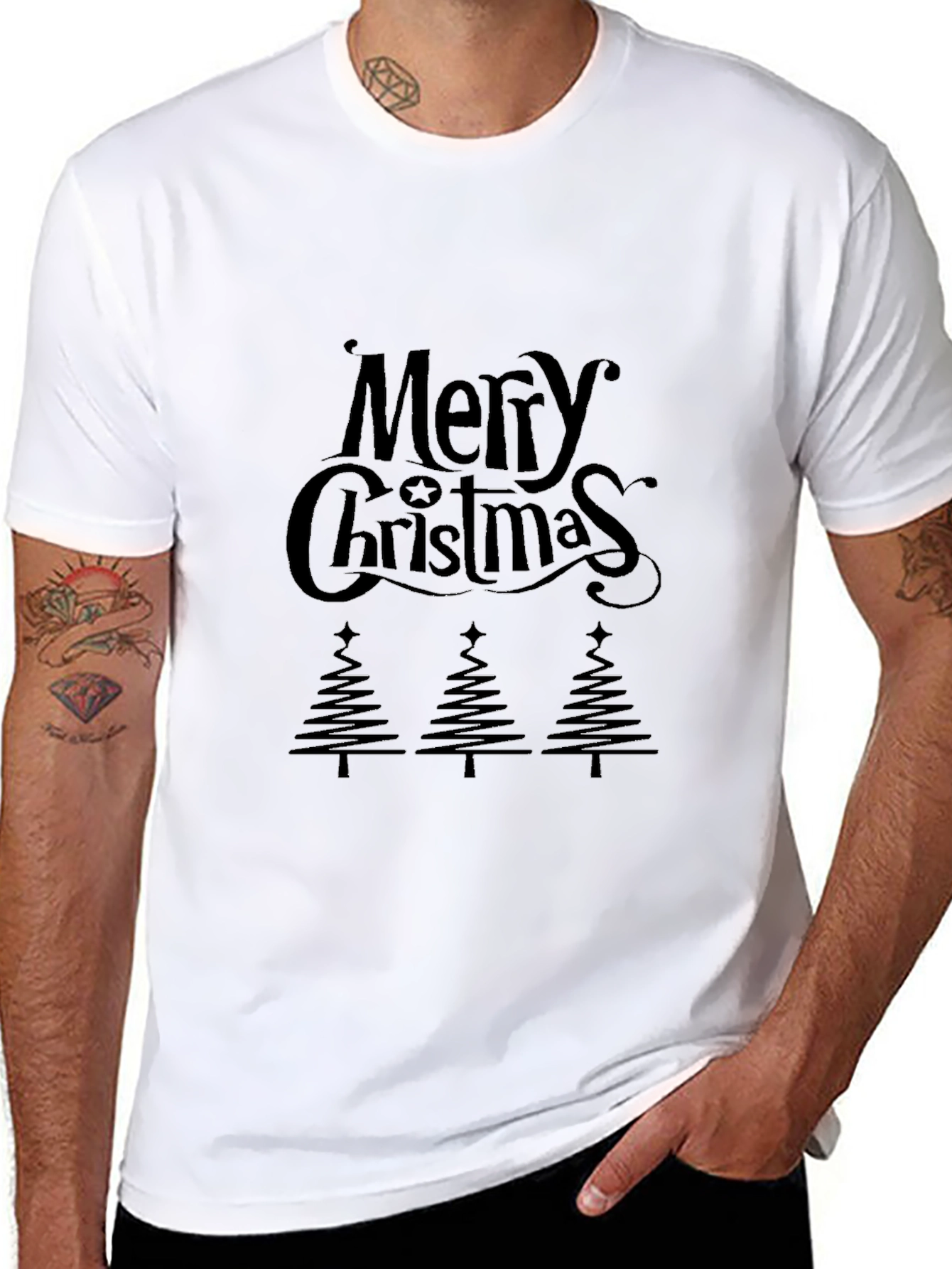 Merry Christmas Tree T-Shirt