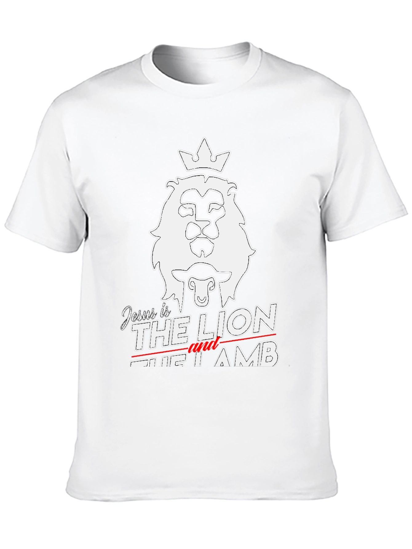 Jesus is the Lion and the Lamb Graphic Tee