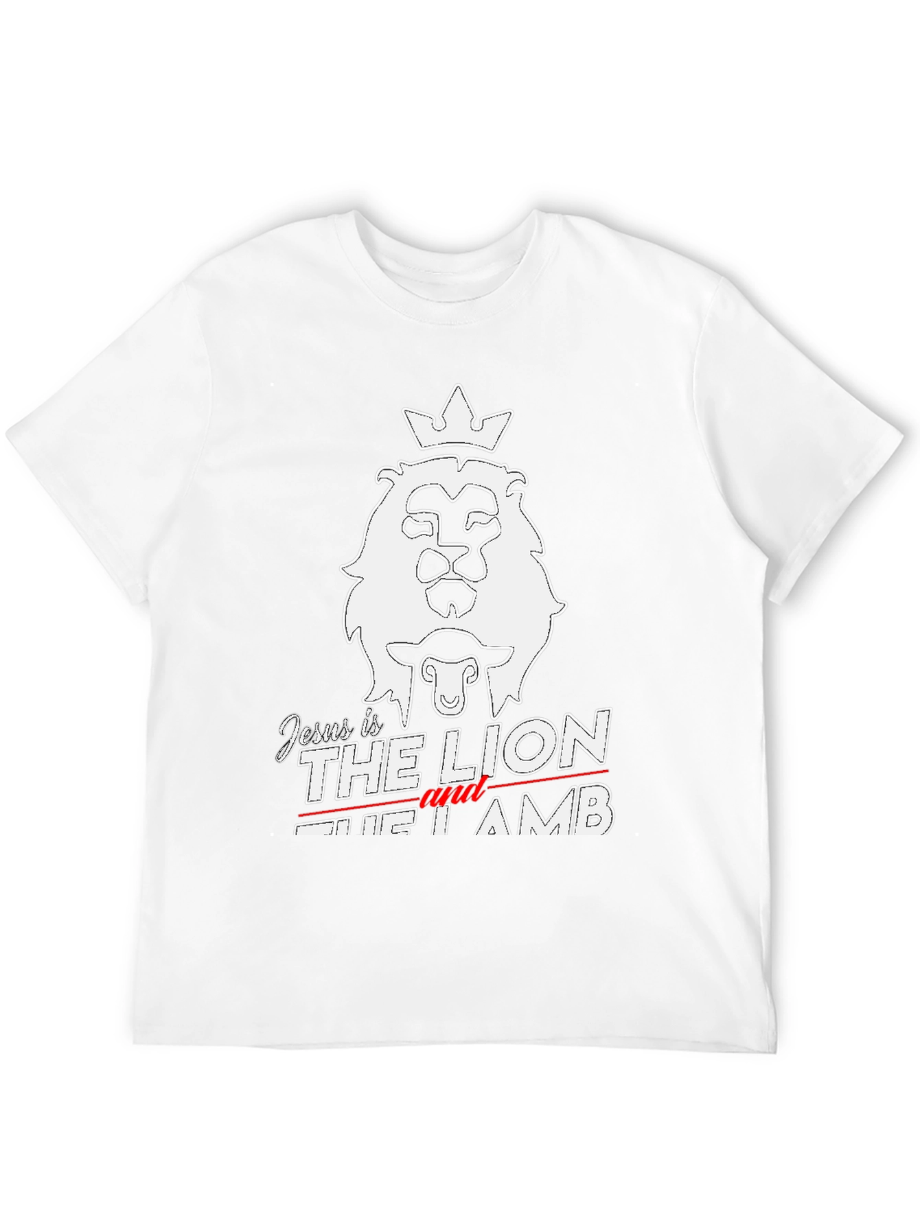 Jesus is the Lion and the Lamb Graphic Tee