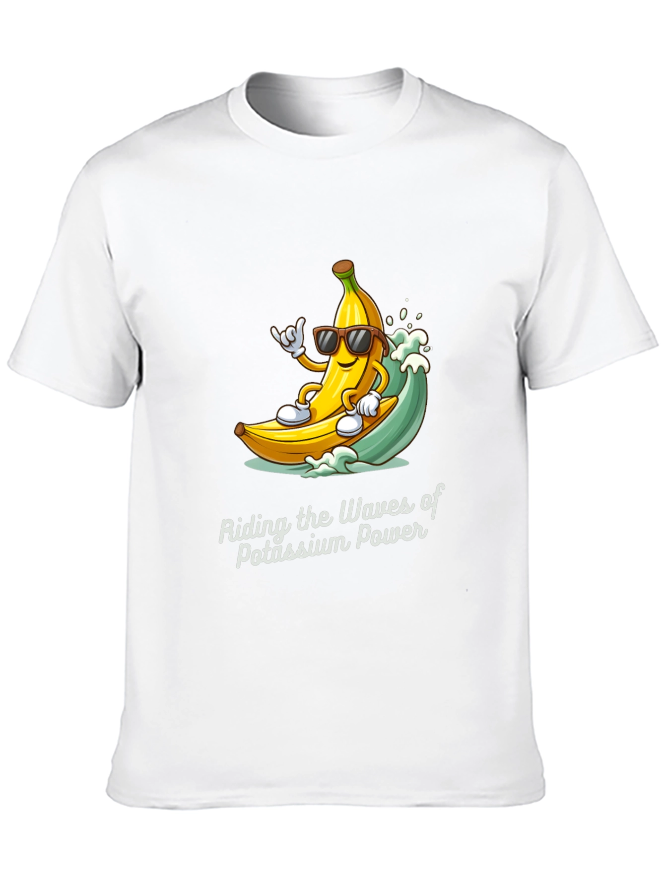 Banana Surfing T-Shirt - Potassium Power Tee