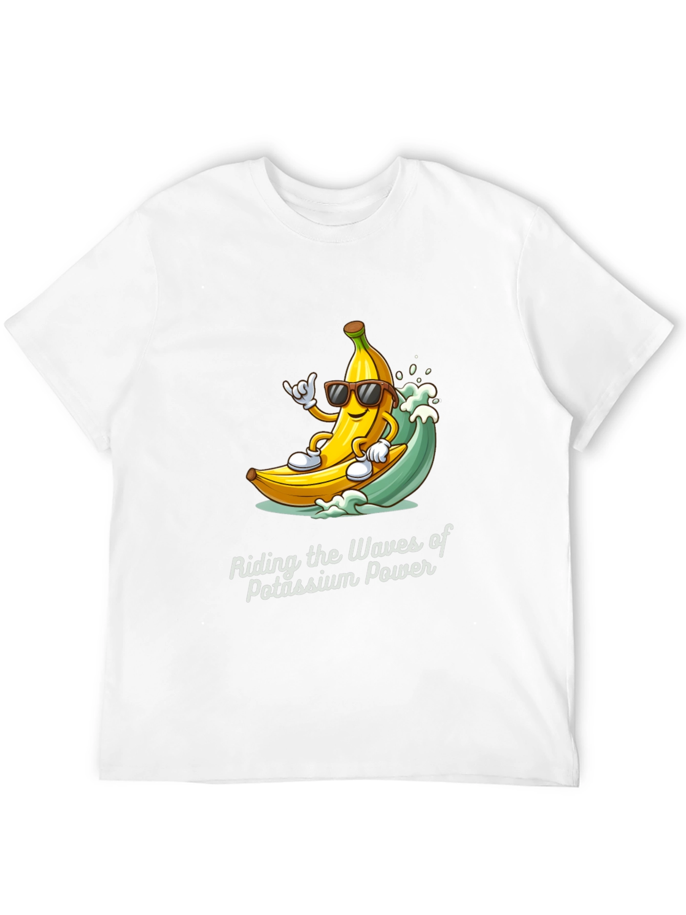 Banana Surfing T-Shirt - Potassium Power Tee