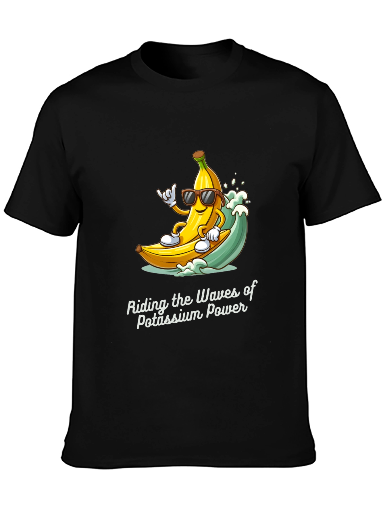 Banana Surfing T-Shirt - Potassium Power Tee