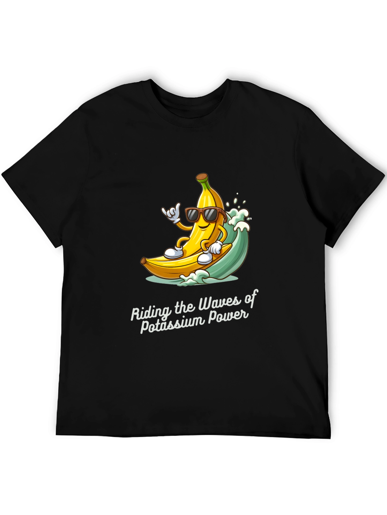 Banana Surfing T-Shirt - Potassium Power Tee