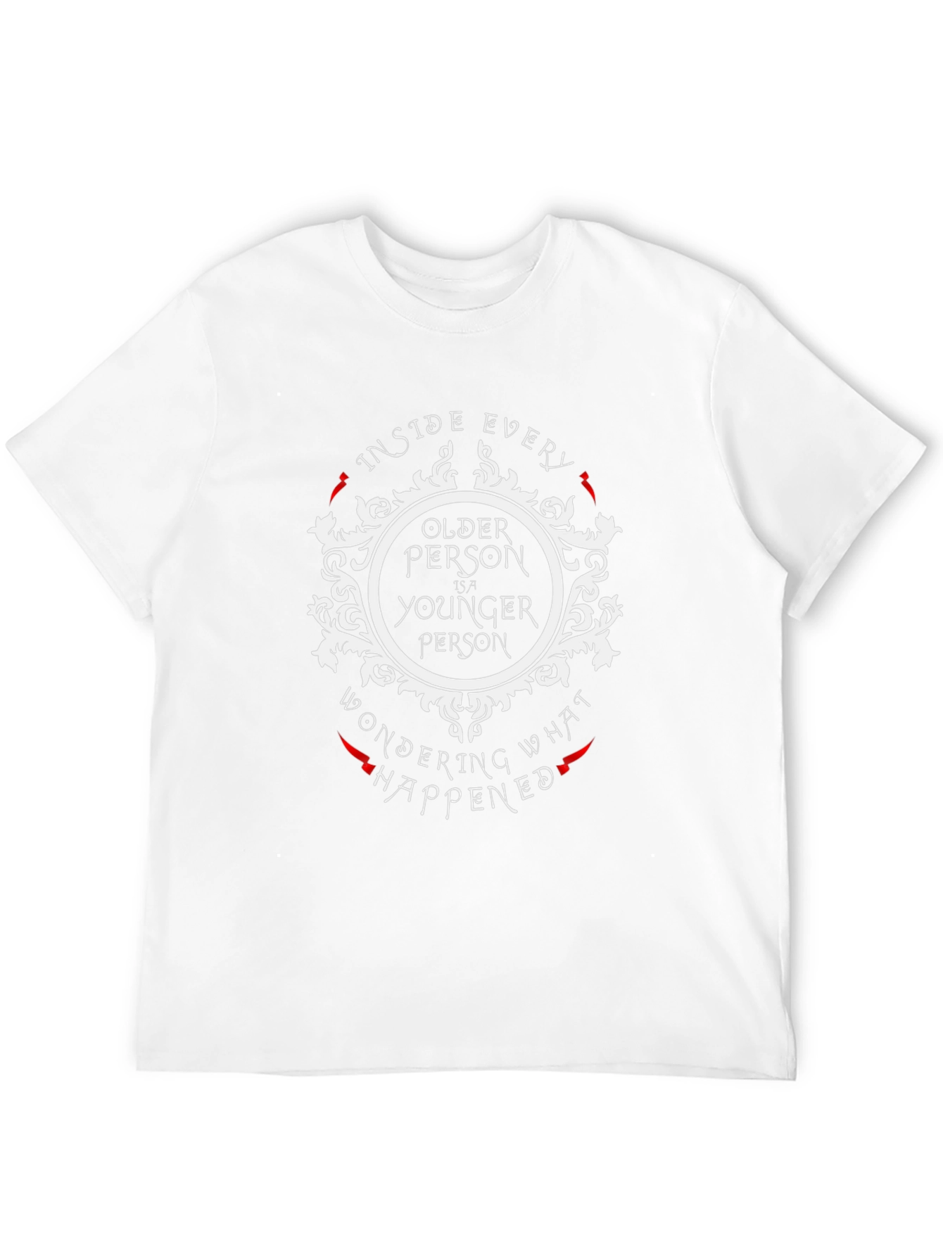 Older Younger Person Black Graphic Tee