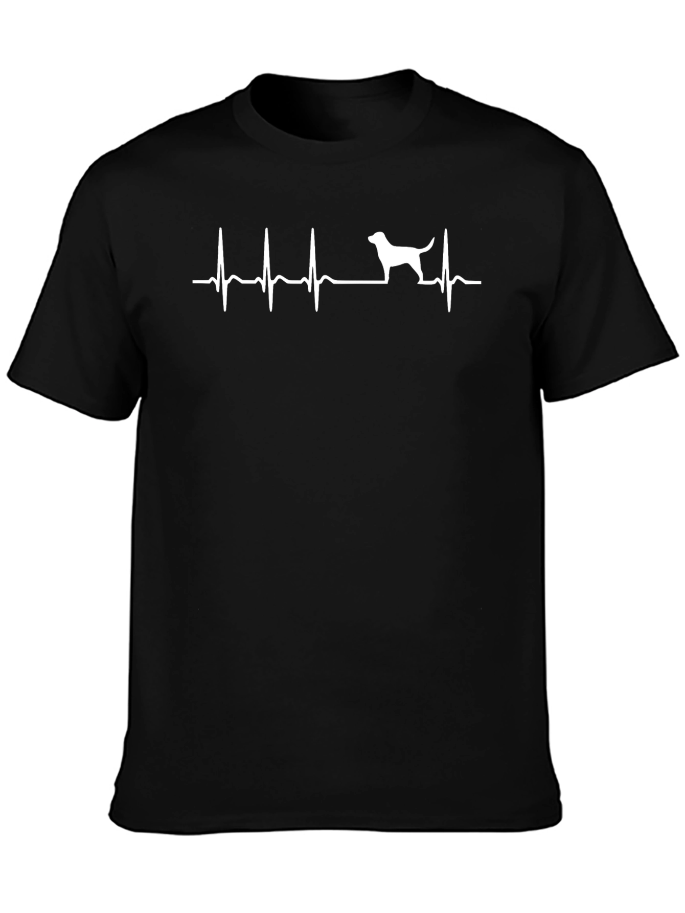 Dog Heartbeat T-Shirt - Cute Pet Lover Tee
