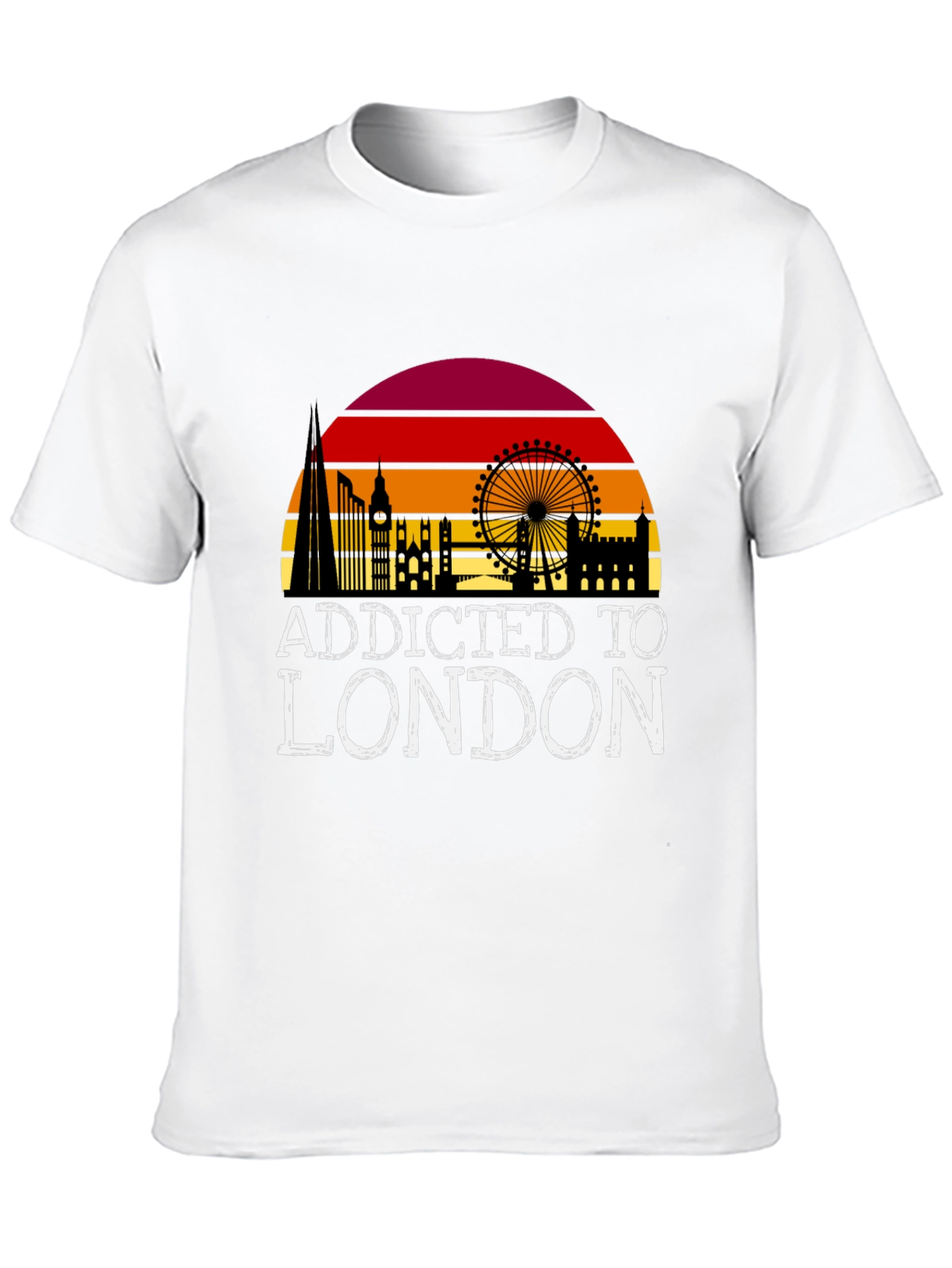 Addicted to London Black T-Shirt