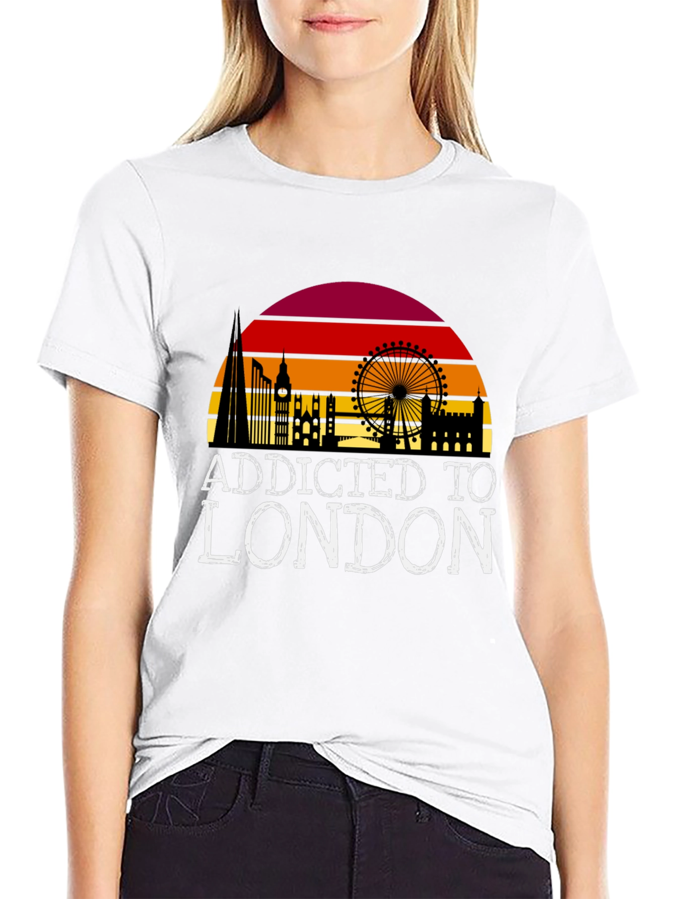 Addicted to London Black T-Shirt