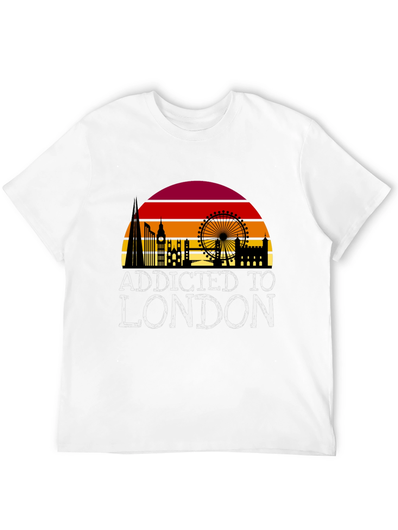 Addicted to London Black T-Shirt