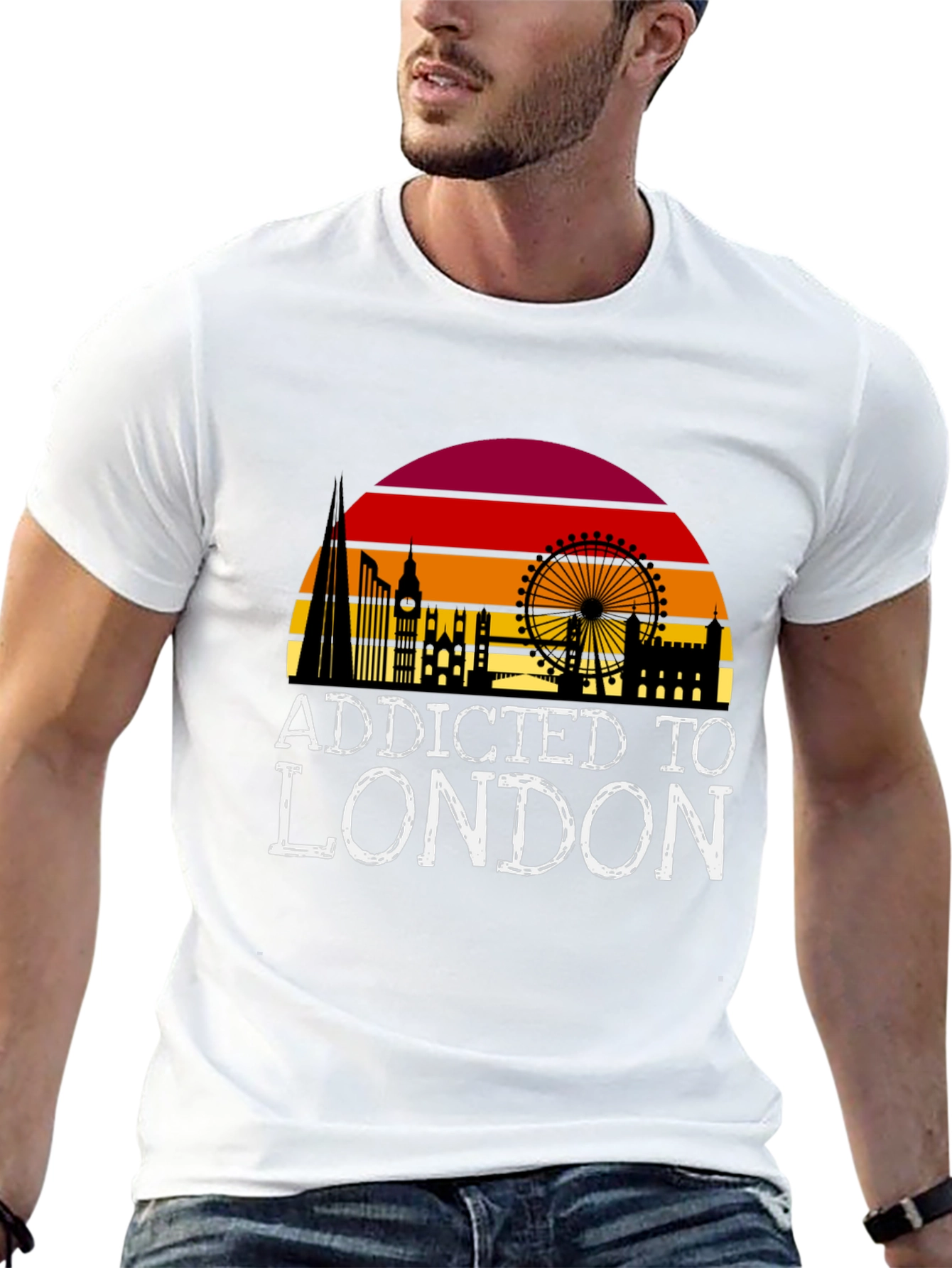 Addicted to London Black T-Shirt