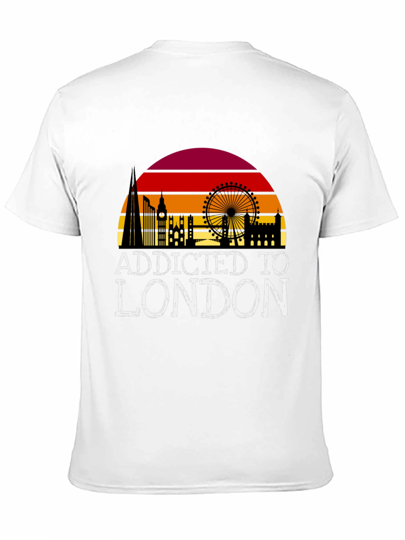 Addicted to London Black T-Shirt