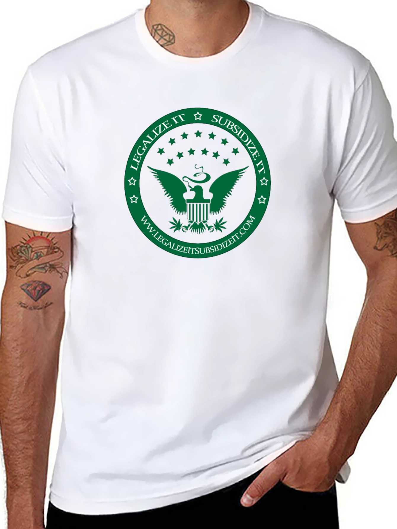 Legalize It Subsidize It Black T-Shirt