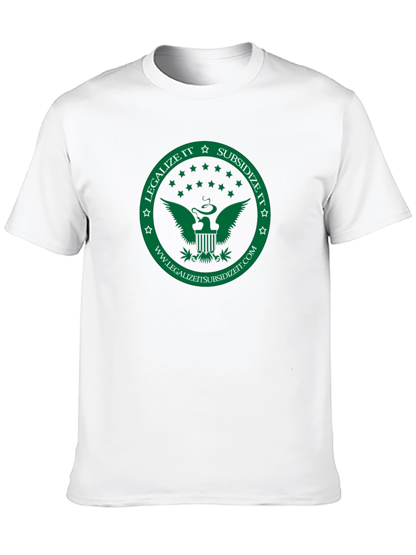 Legalize It Subsidize It Black T-Shirt