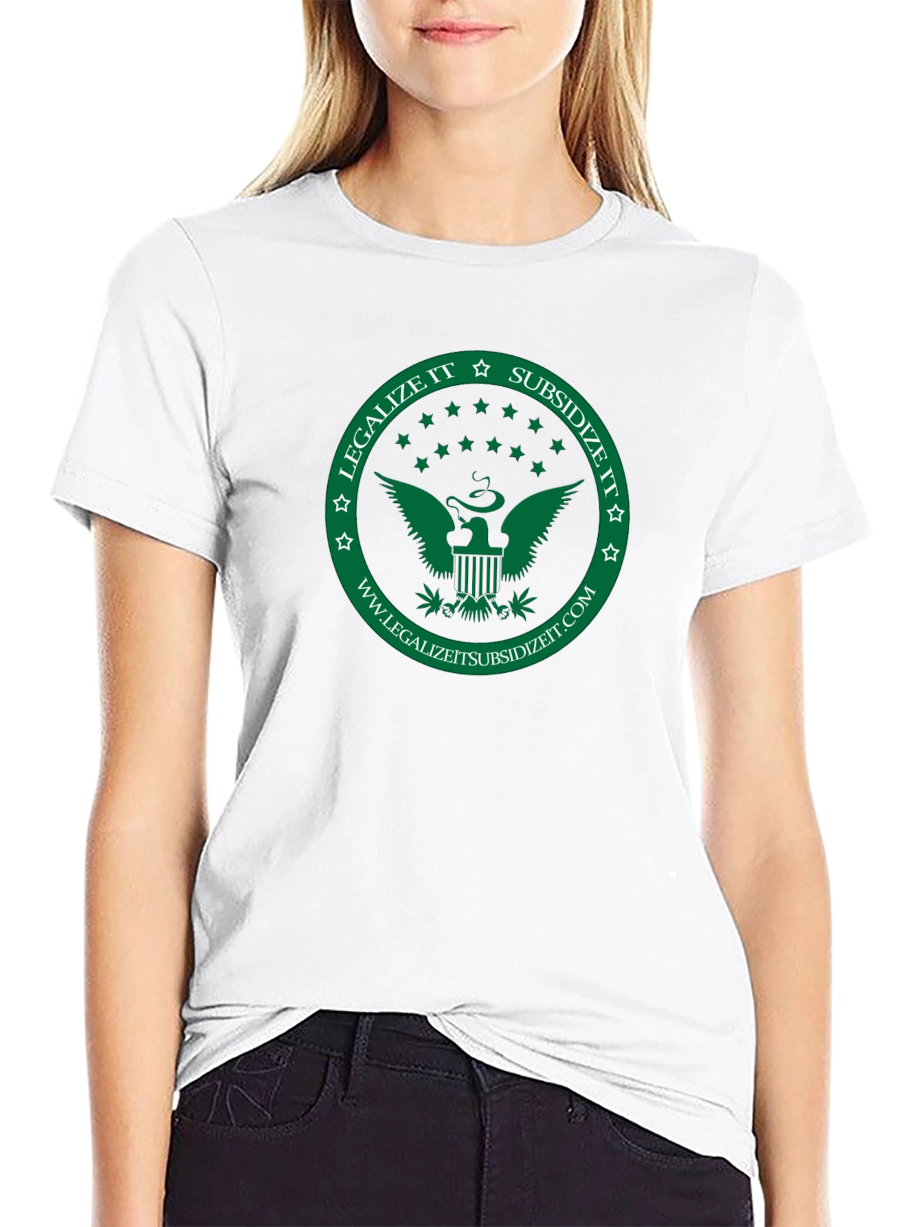Legalize It Subsidize It Black T-Shirt