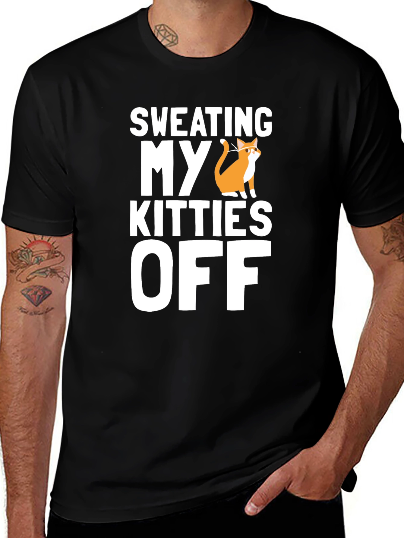 Sweating My Kitties Off T-Shirt