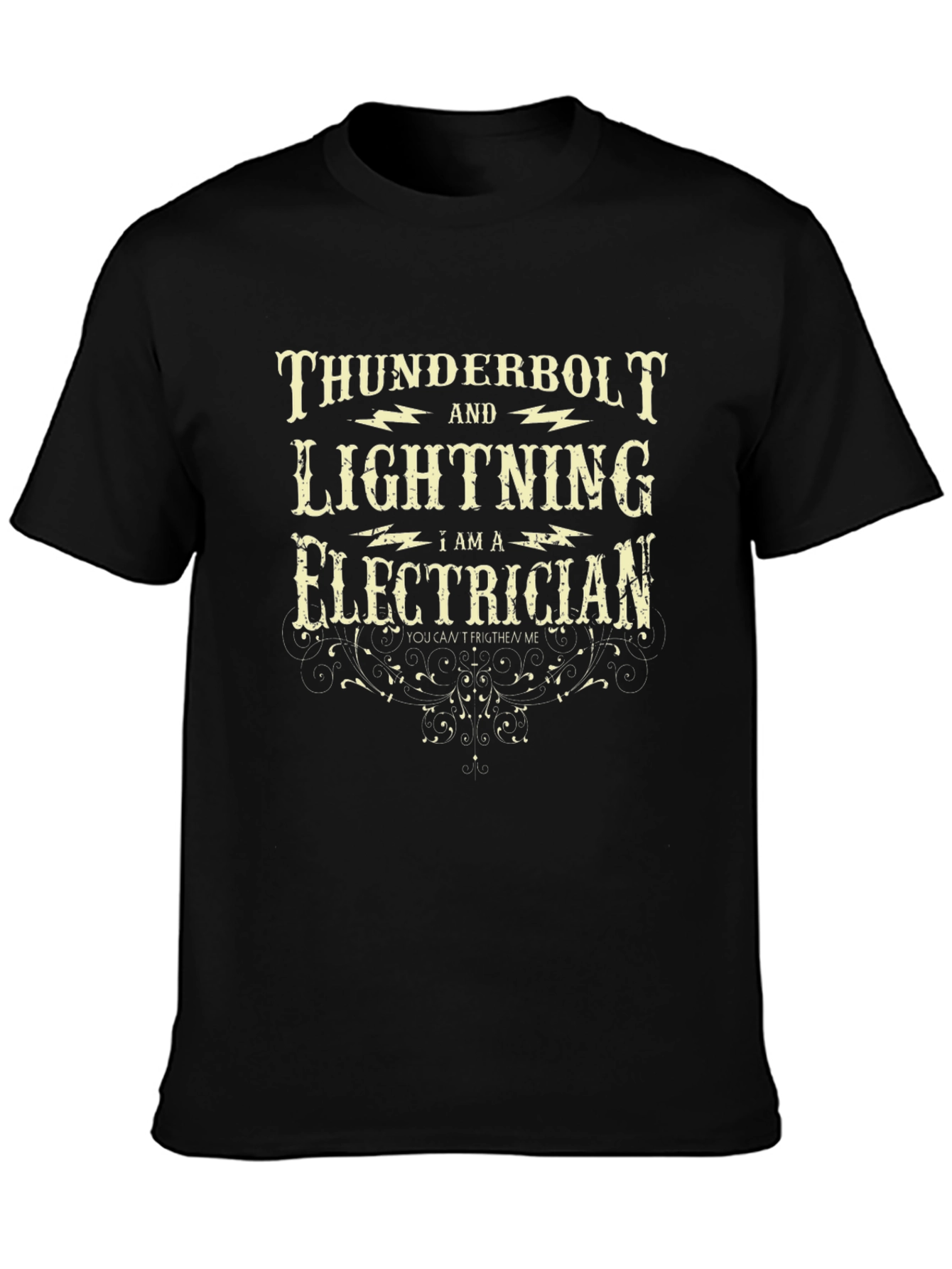 Thunderbolt and Lightning Electrician Graphic T-Shirt