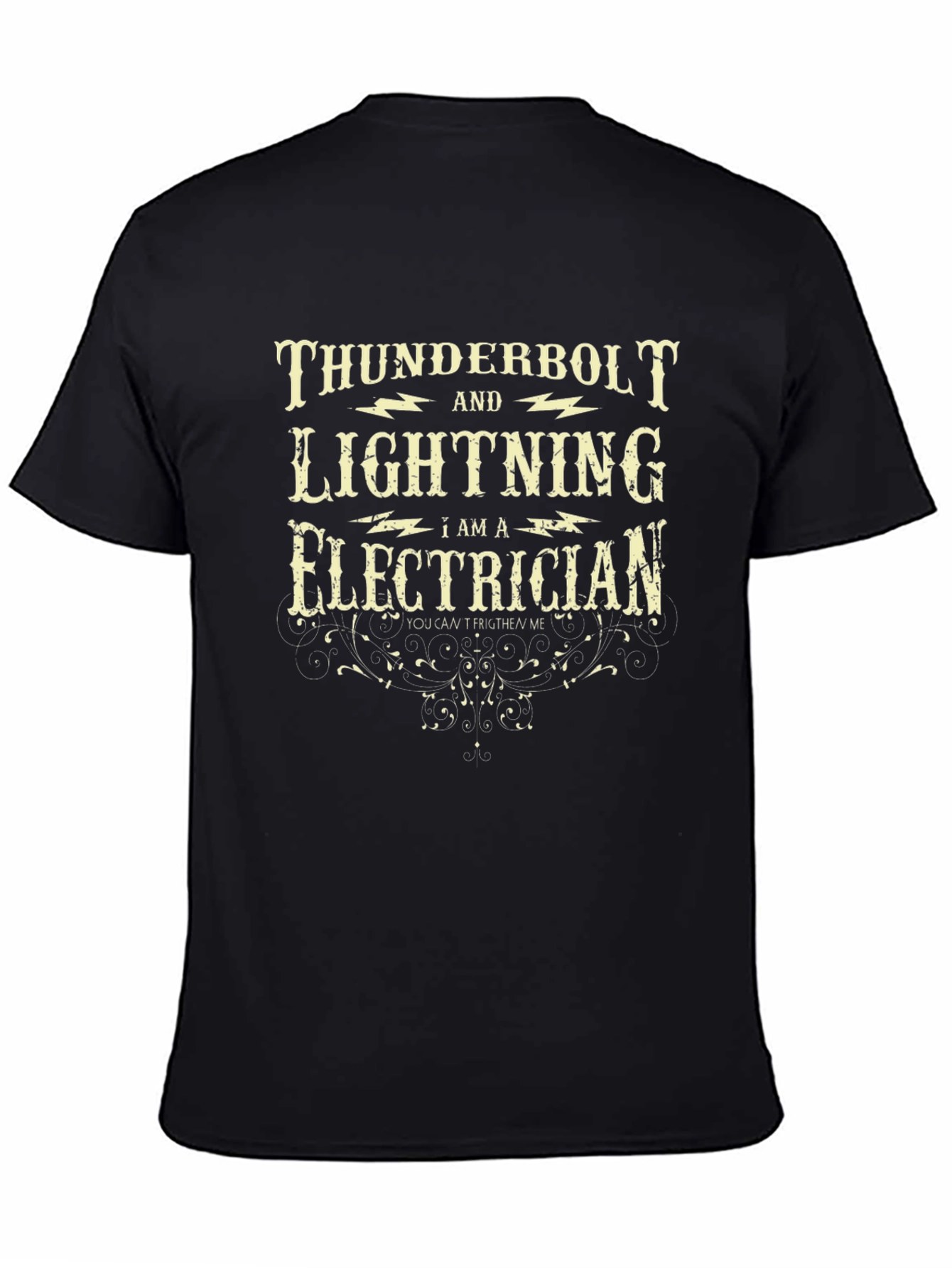 Thunderbolt and Lightning Electrician Graphic T-Shirt