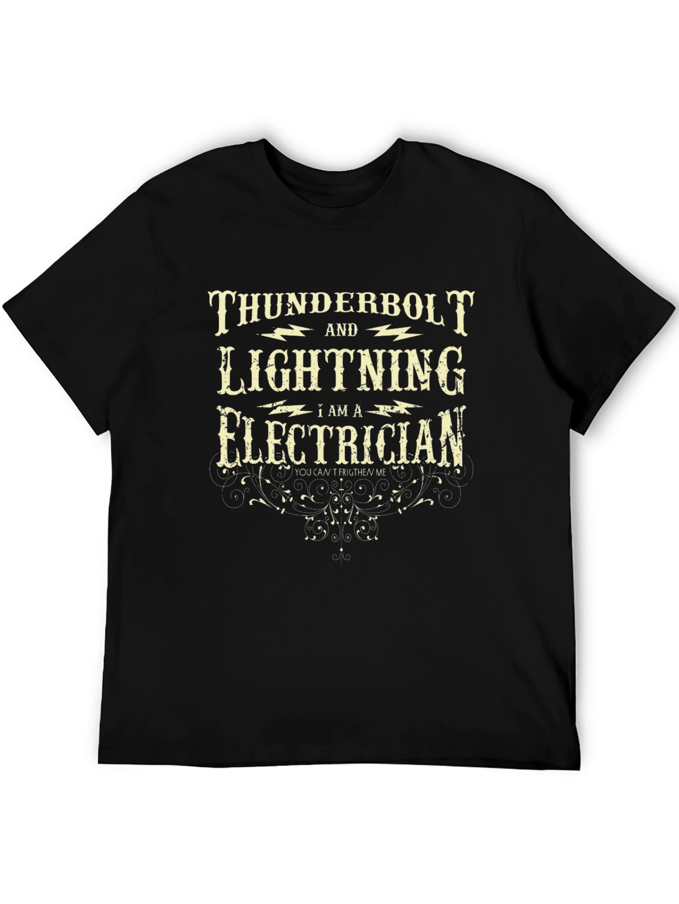 Thunderbolt and Lightning Electrician Graphic T-Shirt